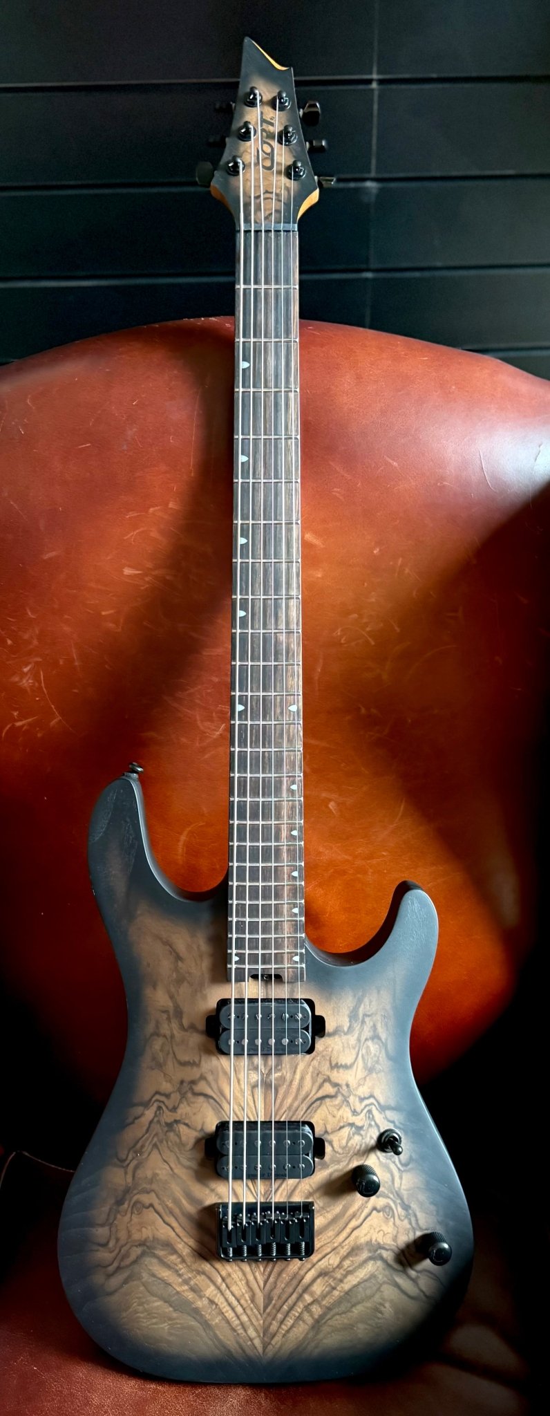 Cort KX500 Baritone NBN ( Natural Black Burst) Baritone Electric Guitar - Richards Guitars Of Stratford Upon Avon