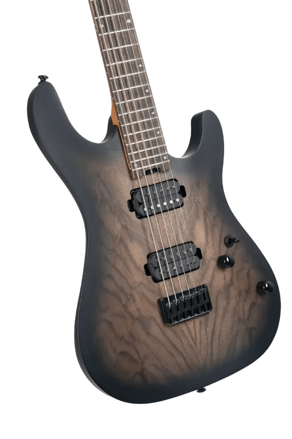 Cort KX500 Baritone NBN ( Natural Black Burst) Baritone Electric Guitar - Richards Guitars Of Stratford Upon Avon