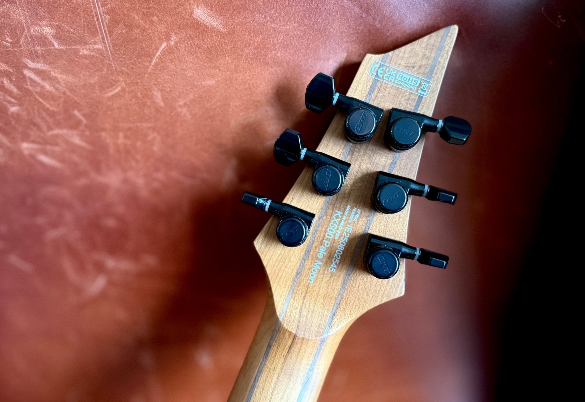 Cort KX500 Pale Moon Electric Guitar. Incredible Spec Rock Guitar 2026 - Richards Guitars Of Stratford Upon Avon