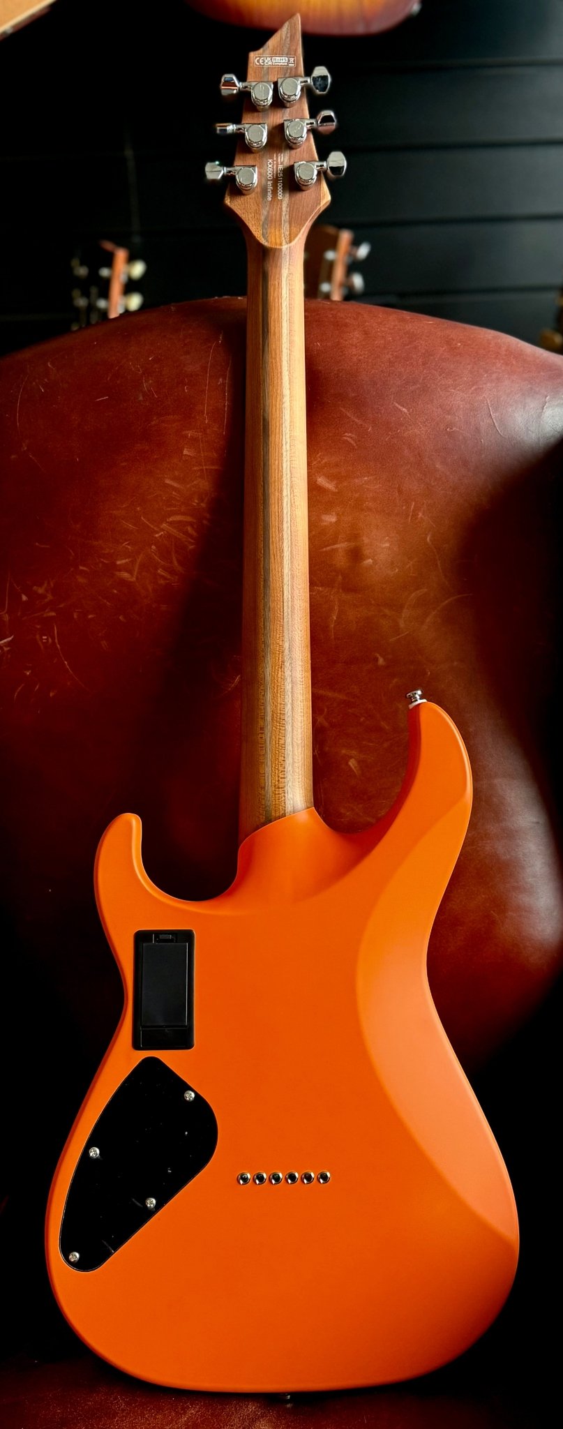 Cort KX600 Infinite Orange Crush Satin Thru Neck Electric Rock Guitar - Richards Guitars Of Stratford Upon Avon