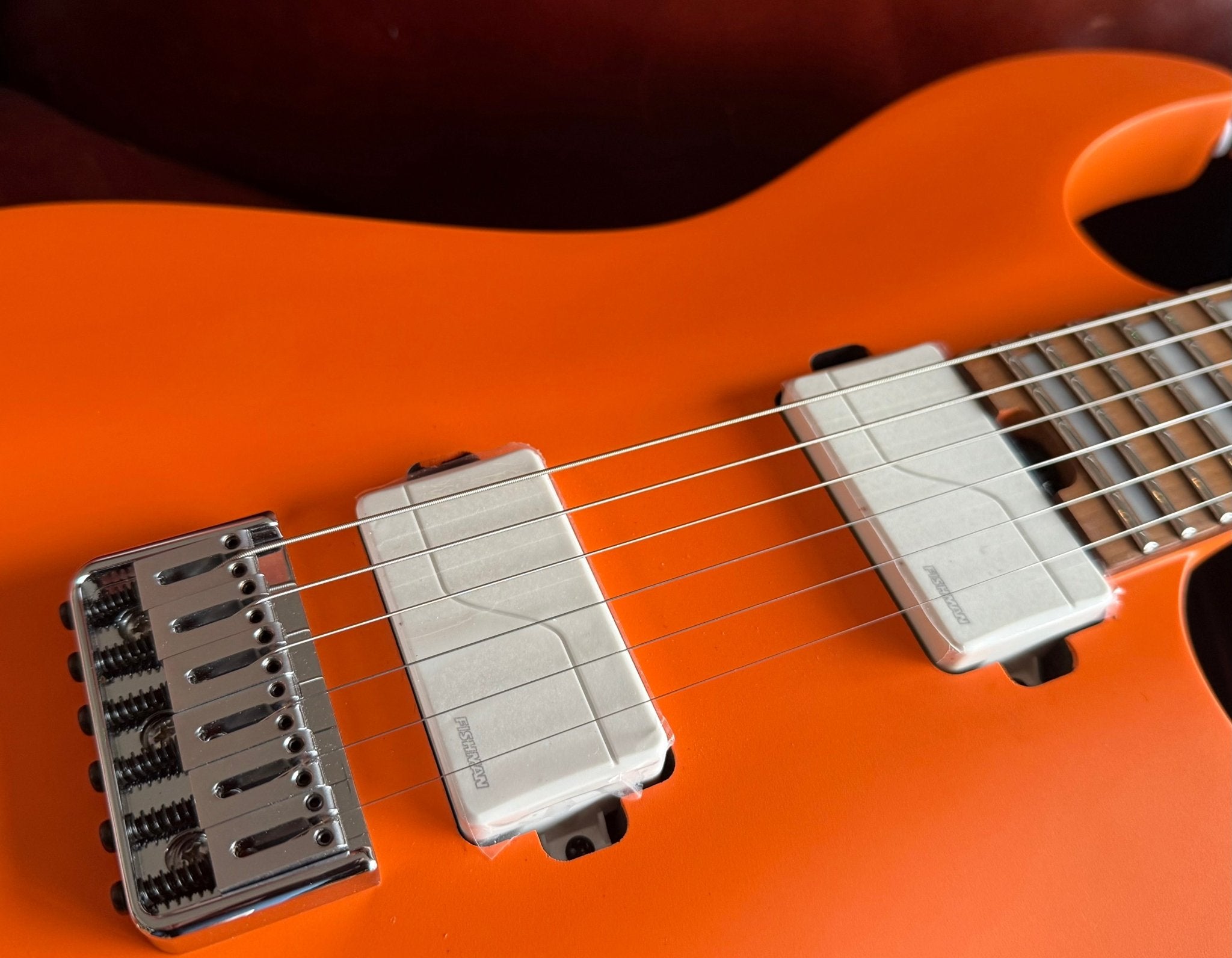 Cort KX600 Infinite Orange Crush Satin Thru Neck Electric Rock Guitar - Richards Guitars Of Stratford Upon Avon