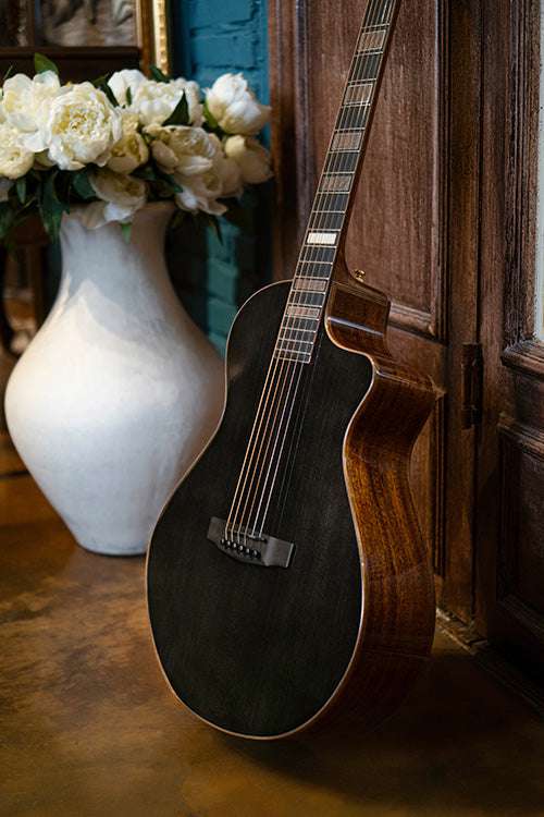 Cort Modern Trans Black with Case - Richards Guitars Of Stratford Upon Avon