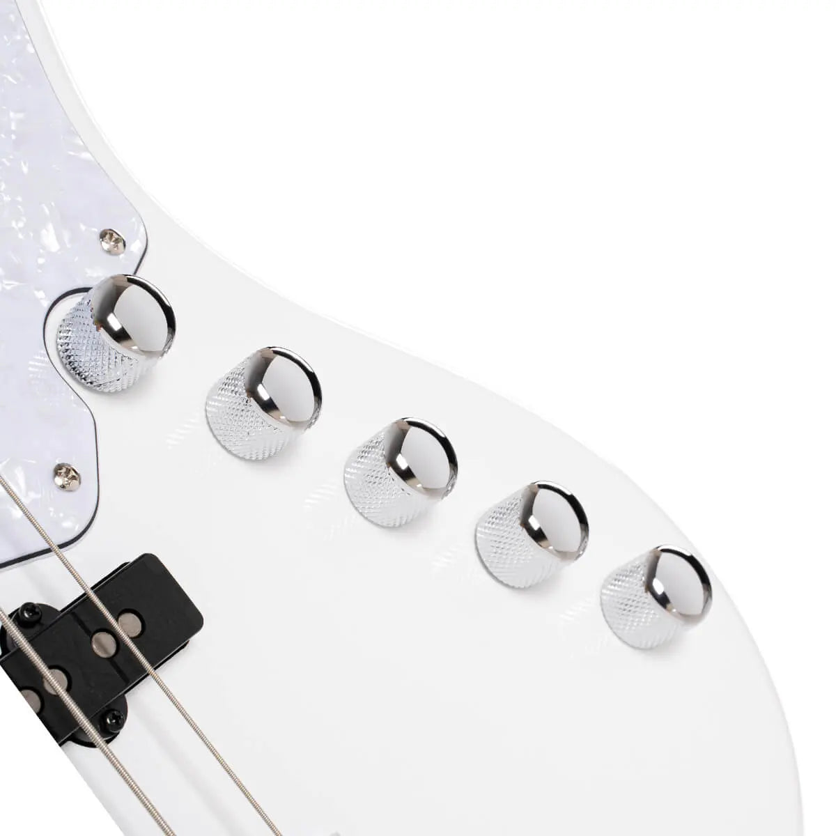 Cort NJS 4, White w/case Bass Guitar - Richards Guitars Of Stratford Upon Avon