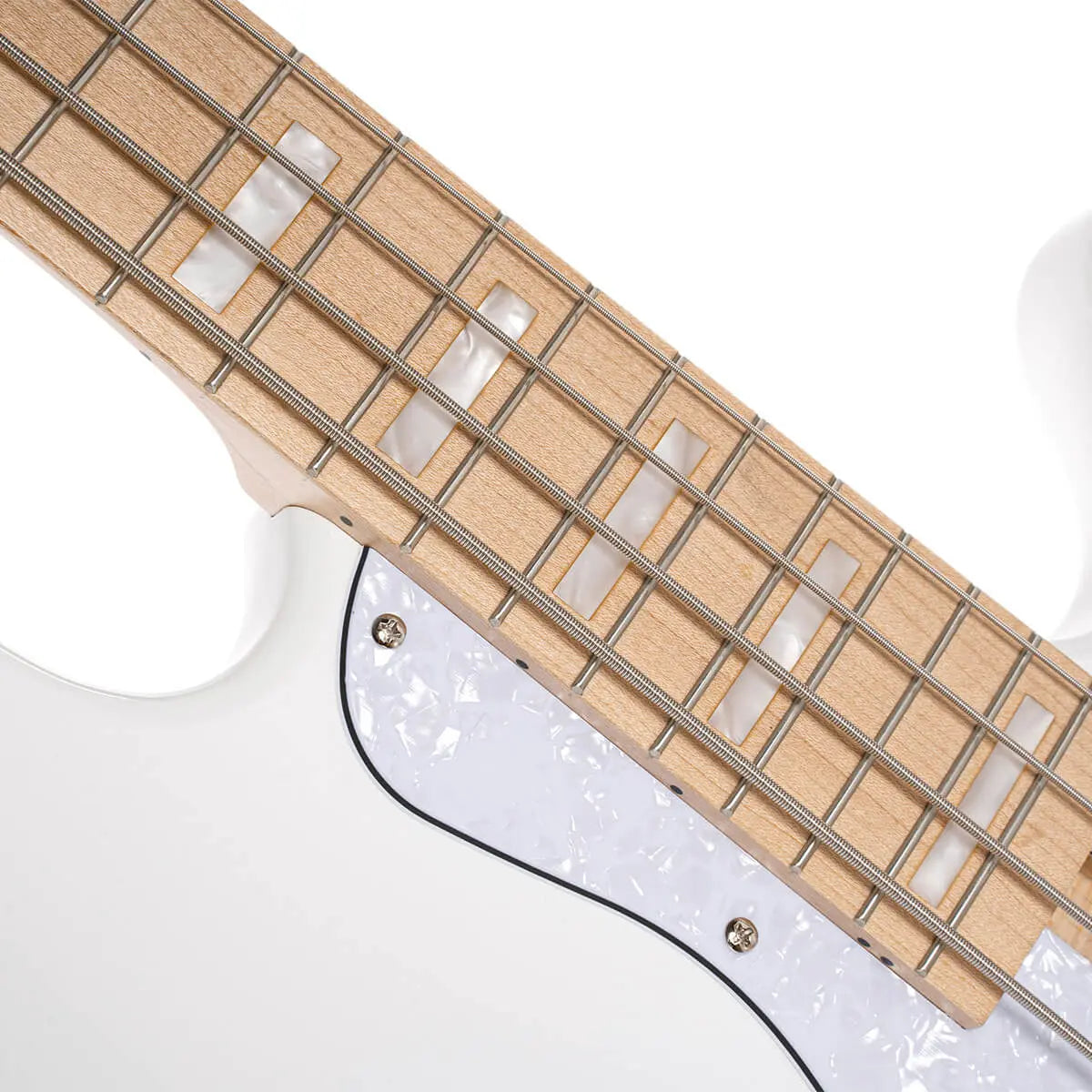 Cort NJS 4, White w/case Bass Guitar - Richards Guitars Of Stratford Upon Avon