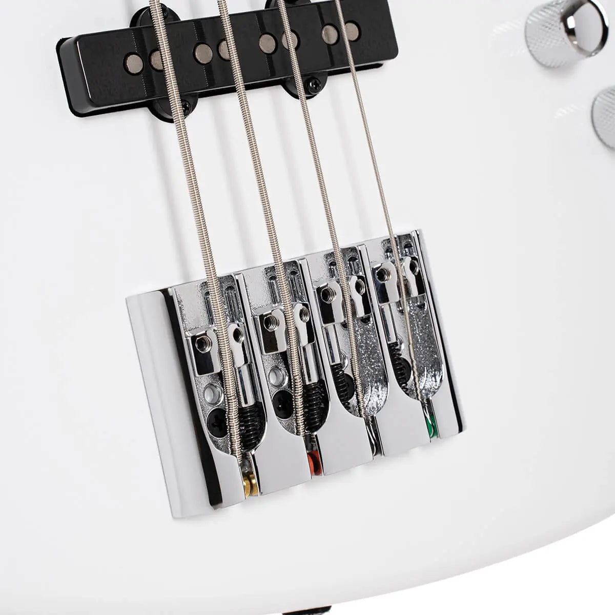 Cort NJS 4, White w/case Bass Guitar - Richards Guitars Of Stratford Upon Avon