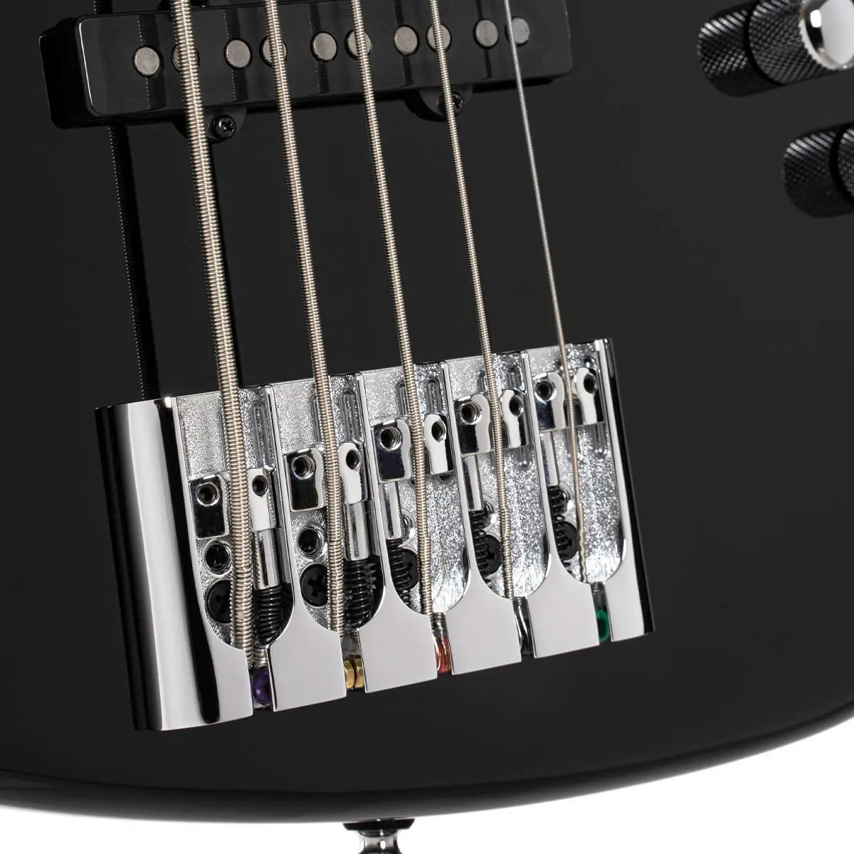 Cort NJS 5, Black w/case Bass Guitar - Richards Guitars Of Stratford Upon Avon