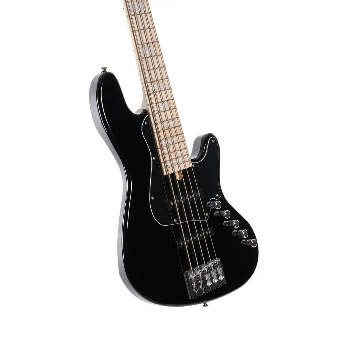 Cort NJS 5, Black w/case Bass Guitar - Richards Guitars Of Stratford Upon Avon