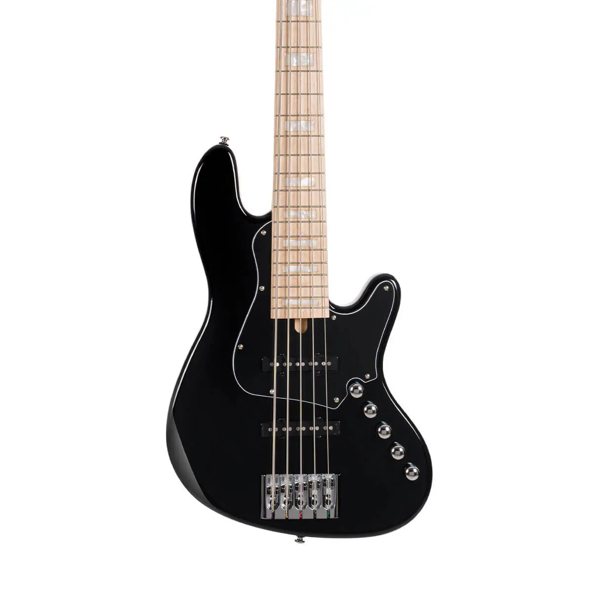 Cort NJS 5, Black w/case Bass Guitar - Richards Guitars Of Stratford Upon Avon