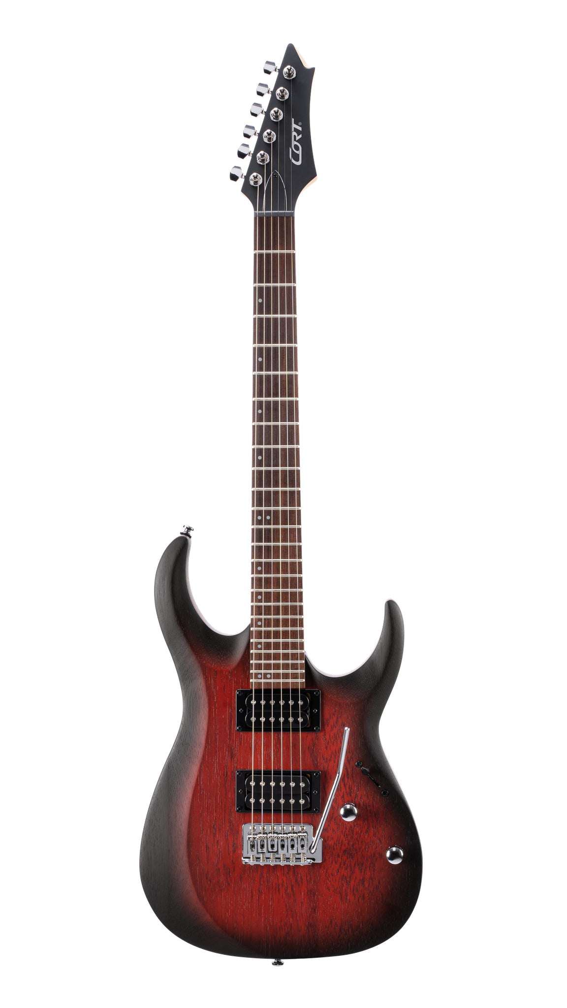 Cort X100 Open Pore Blackberry Burst - Richards Guitars Of Stratford Upon Avon