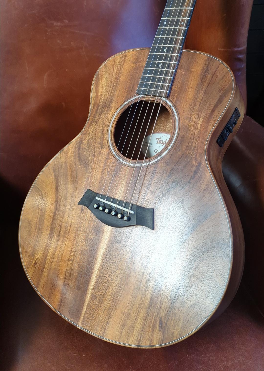 Taylor GS Mini Koa - Left Handed (used), Electro Acoustic Guitar for sale at Richards Guitars.