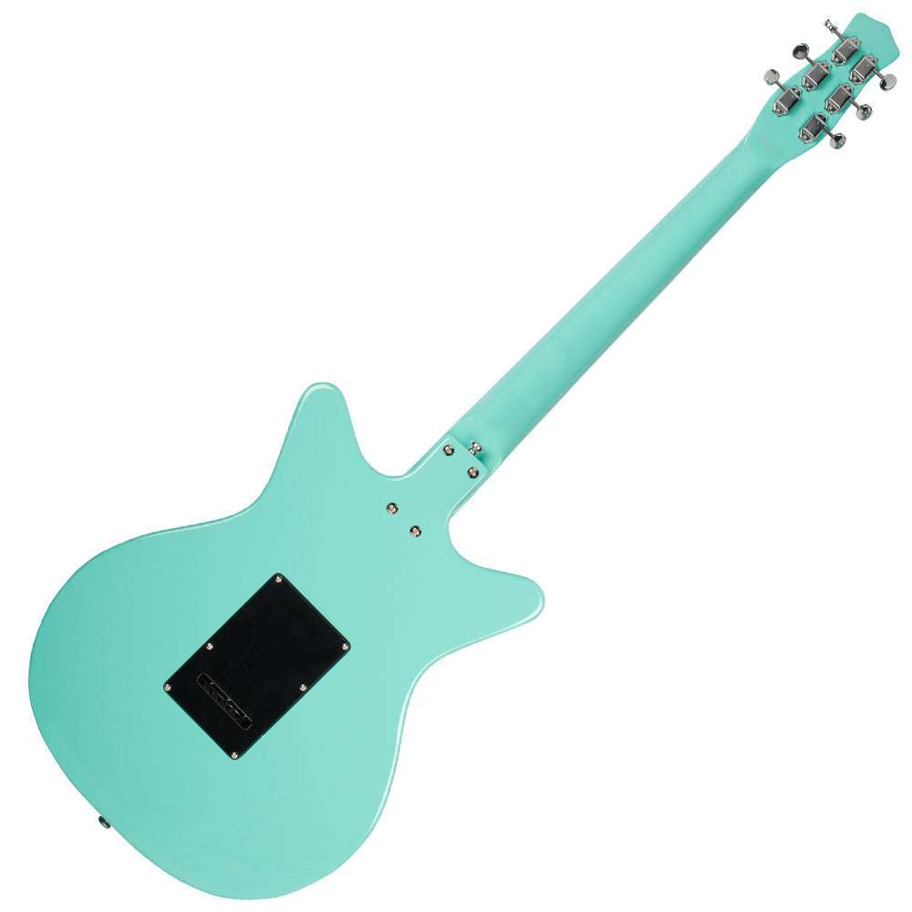 Danelectro 59XT Guitar with Vibrato ~ Aqua - Richards Guitars Of Stratford Upon Avon