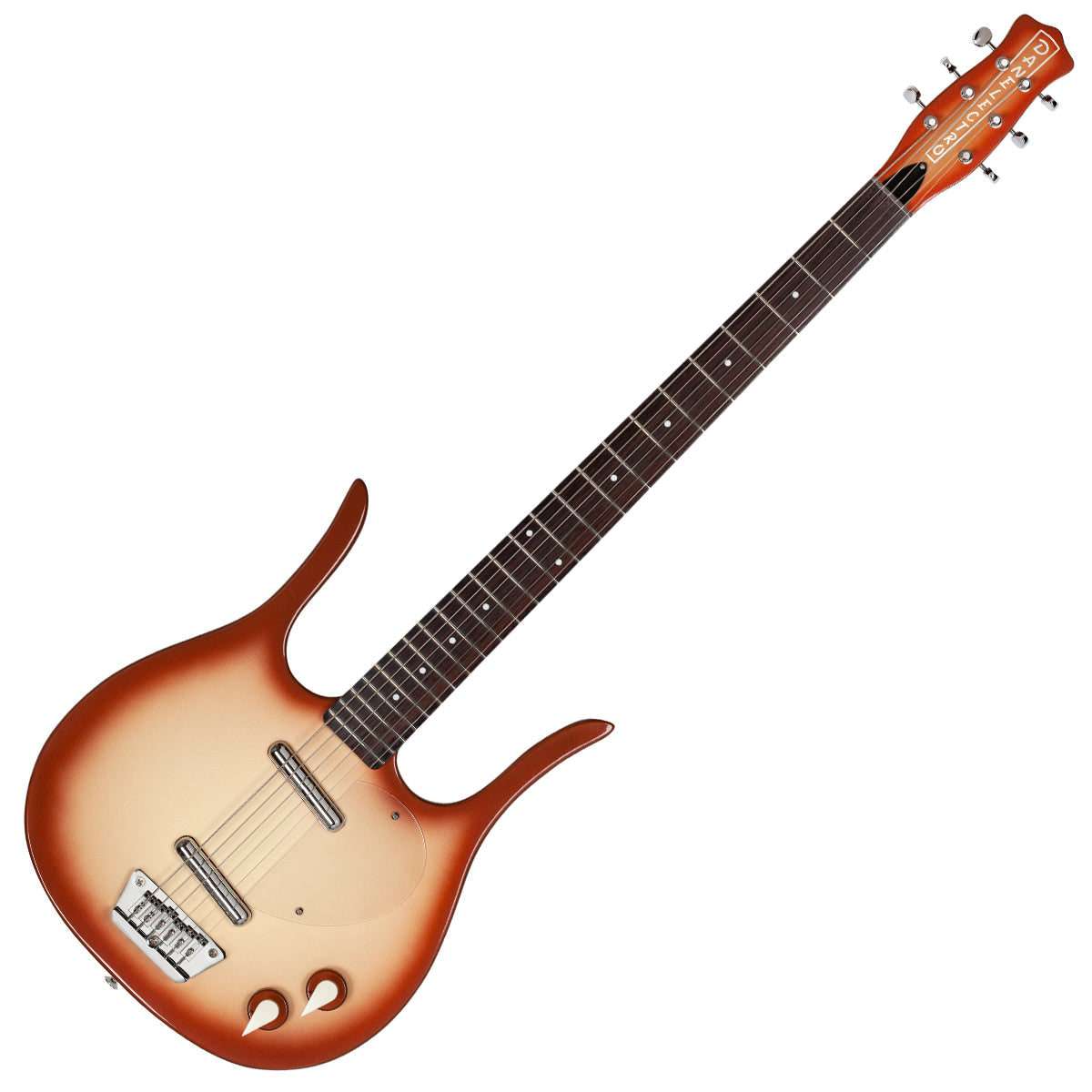 Danelectro Longhorn Baritone Electric Guitar ~ Copperburst - Richards Guitars Of Stratford Upon Avon