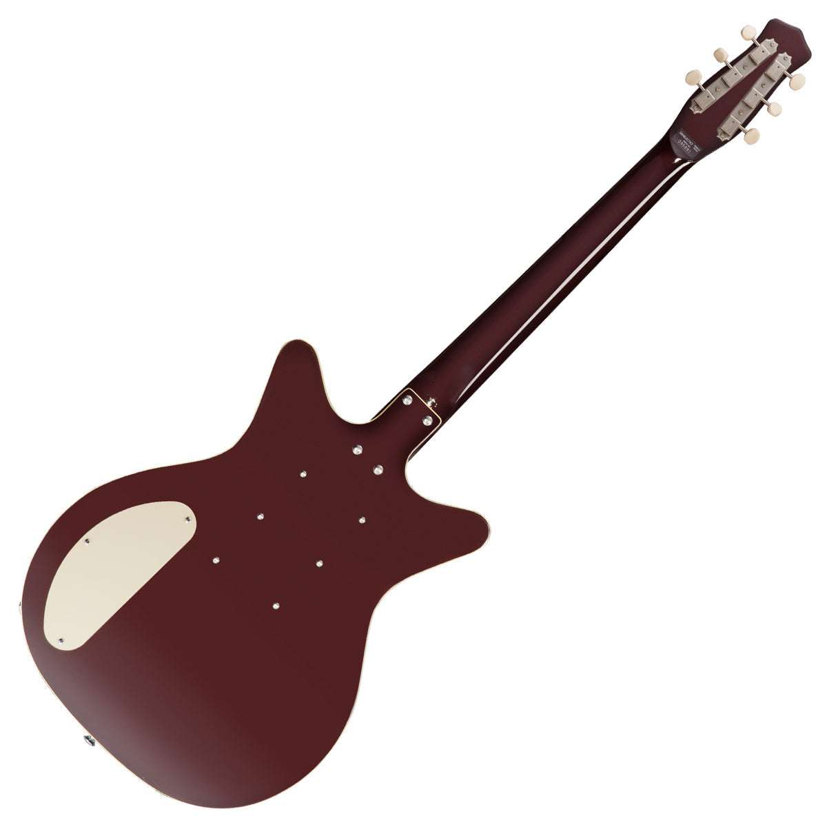 Danelectro Triple Divine Guitar ~ Dark Burgundy - Richards Guitars Of Stratford Upon Avon
