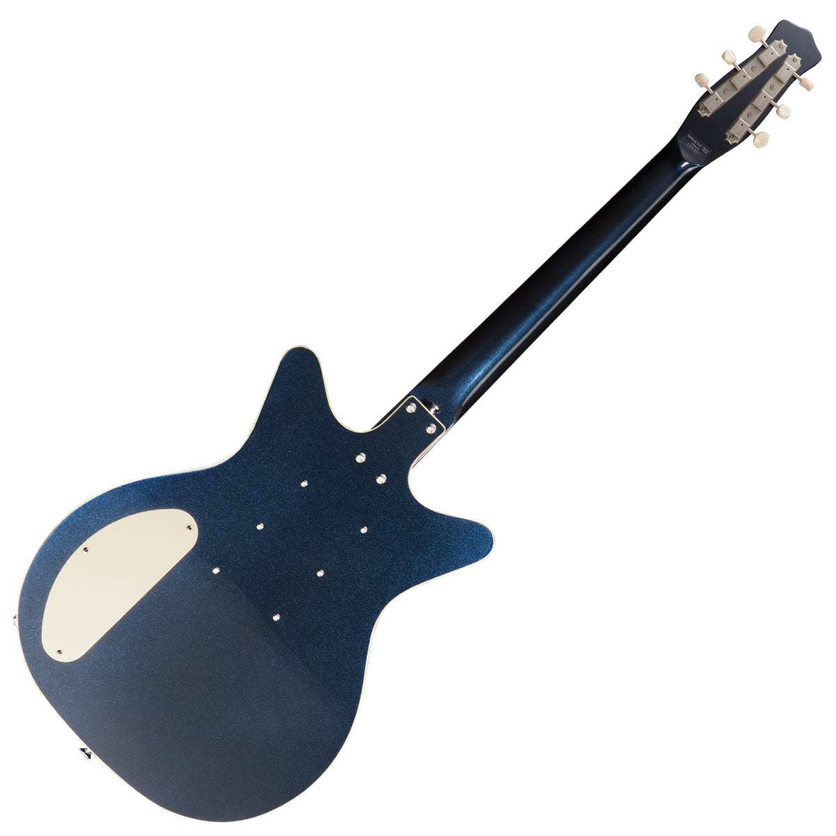 Danelectro Triple Divine Guitar ~ Metallic Blue - Richards Guitars Of Stratford Upon Avon