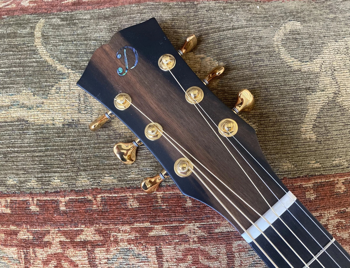 Dowina Figured Ebony GAC Deluxe Masters With Torrifed Swiss Moon Spruce Top - Richards Guitars Of Stratford Upon Avon