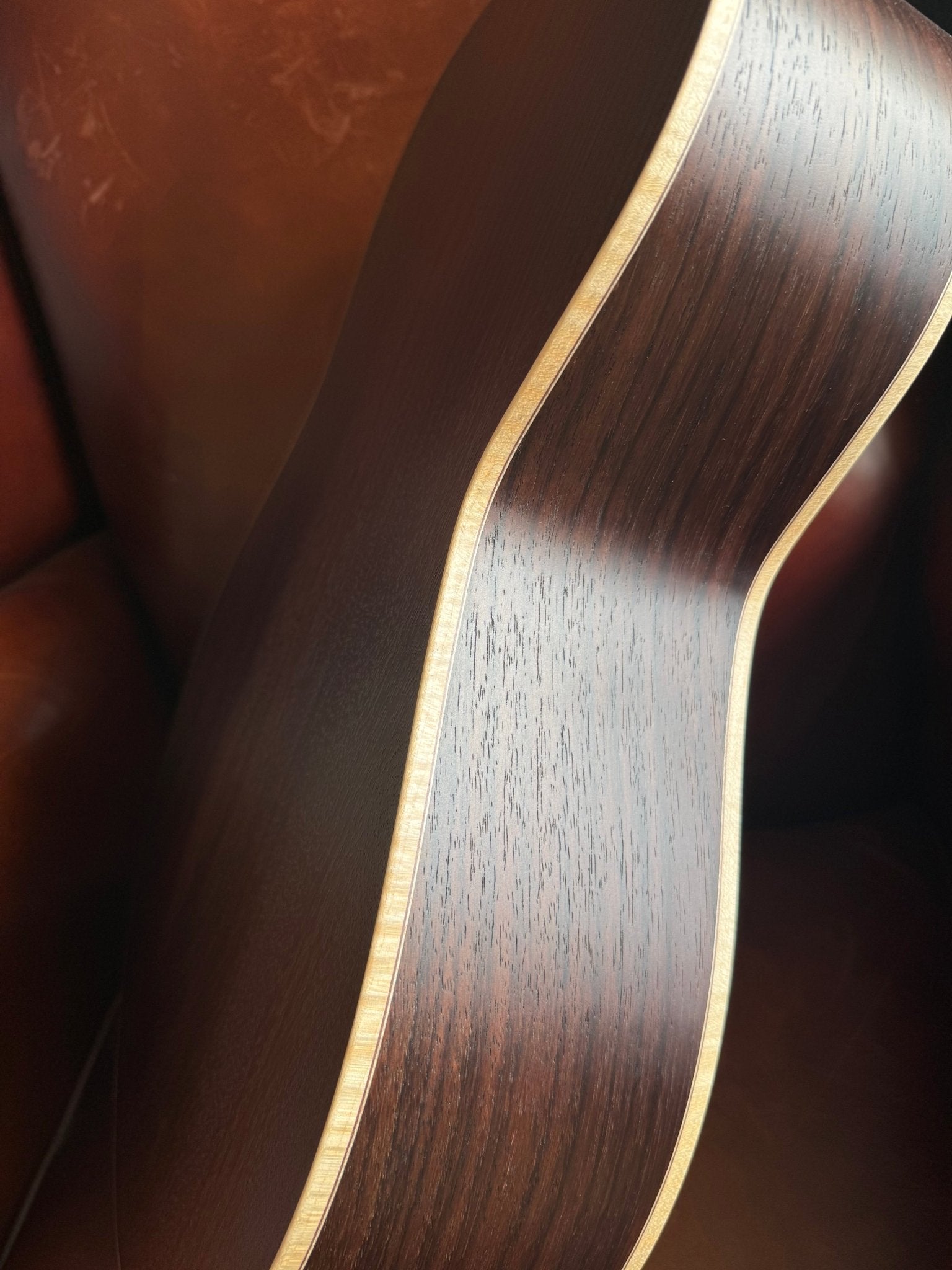Dowina Rosewood OMG Exquisite Custom w' Flame Maple Bindings & Japanese Cherry Inlays - Richards Guitars Of Stratford Upon Avon