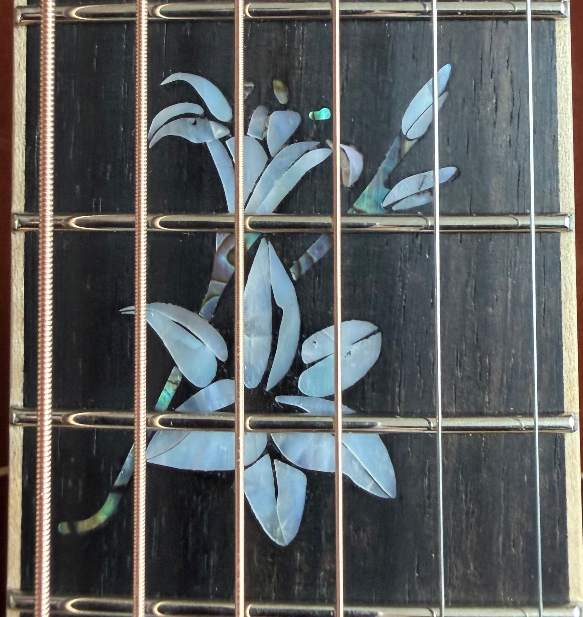 Dowina Rosewood OMG Exquisite Custom w' Flame Maple Bindings & Japanese Cherry Inlays - Richards Guitars Of Stratford Upon Avon
