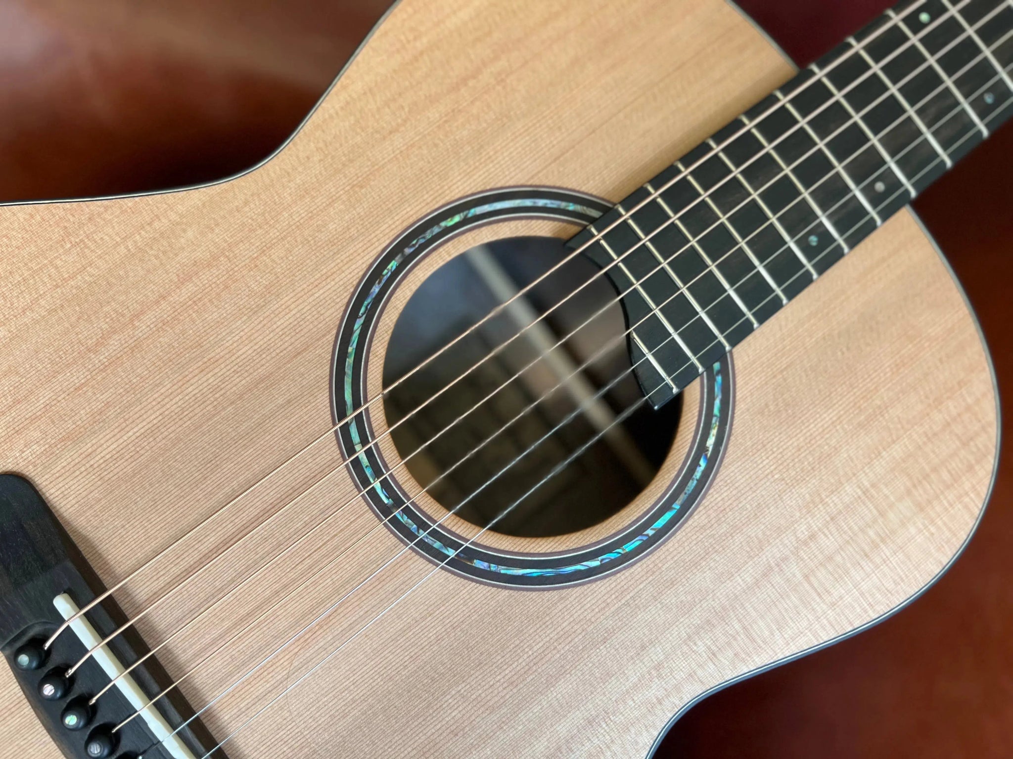 Dowina Walnut OMG Cedar. OM Body Acoustic Guitar - Richards Guitars Of Stratford Upon Avon