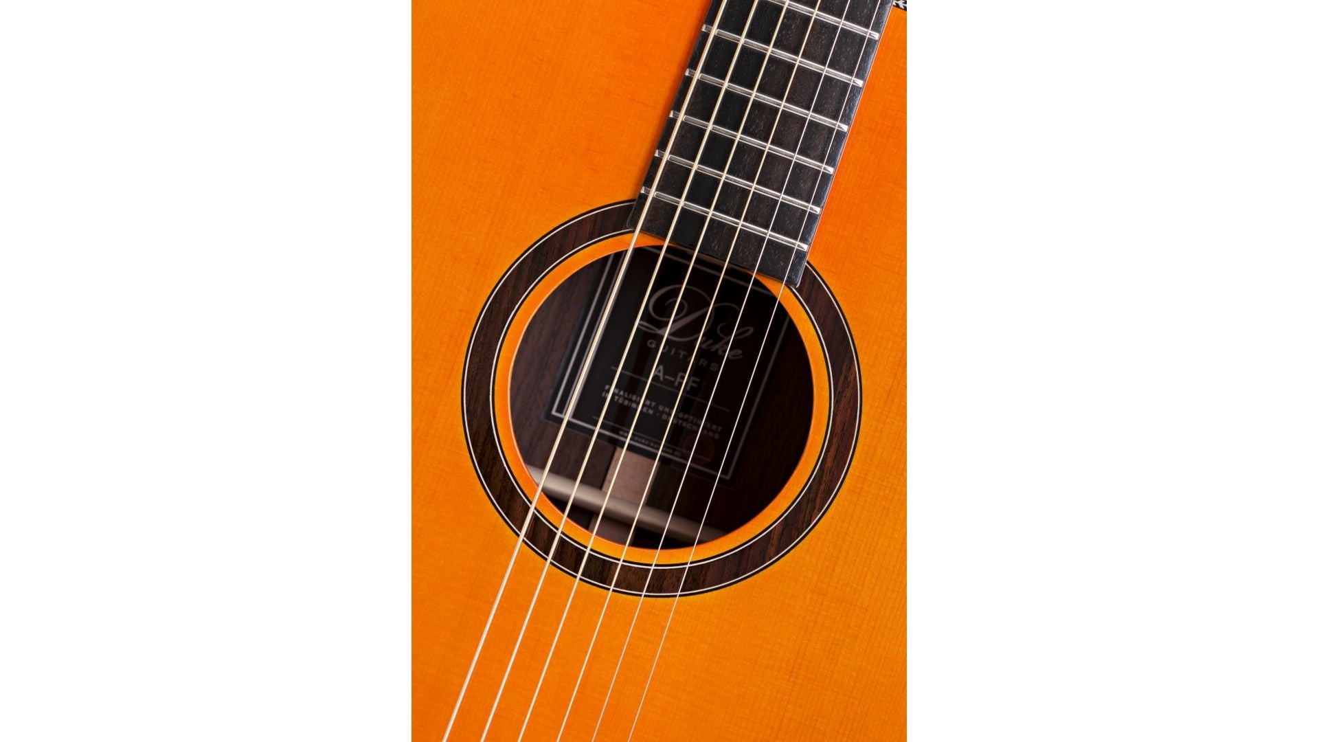 Duke A-PF Acoustic Guitar (Inc Deluxe Gigbag) - Richards Guitars Of Stratford Upon Avon