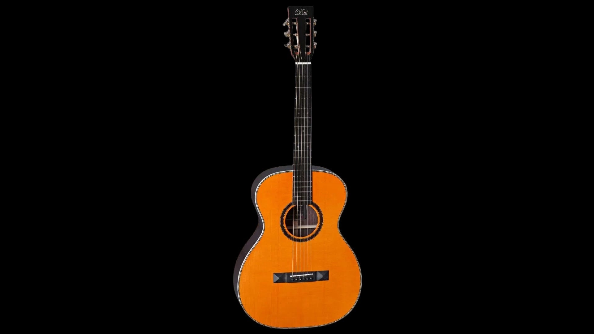 Duke A-PF Acoustic Guitar (Inc Deluxe Gigbag) - Richards Guitars Of Stratford Upon Avon