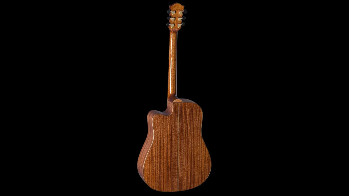 Duke D-MC-Cut-Solid Acoustic Guitar (Inc Deluxe Gigbag) - Richards Guitars Of Stratford Upon Avon