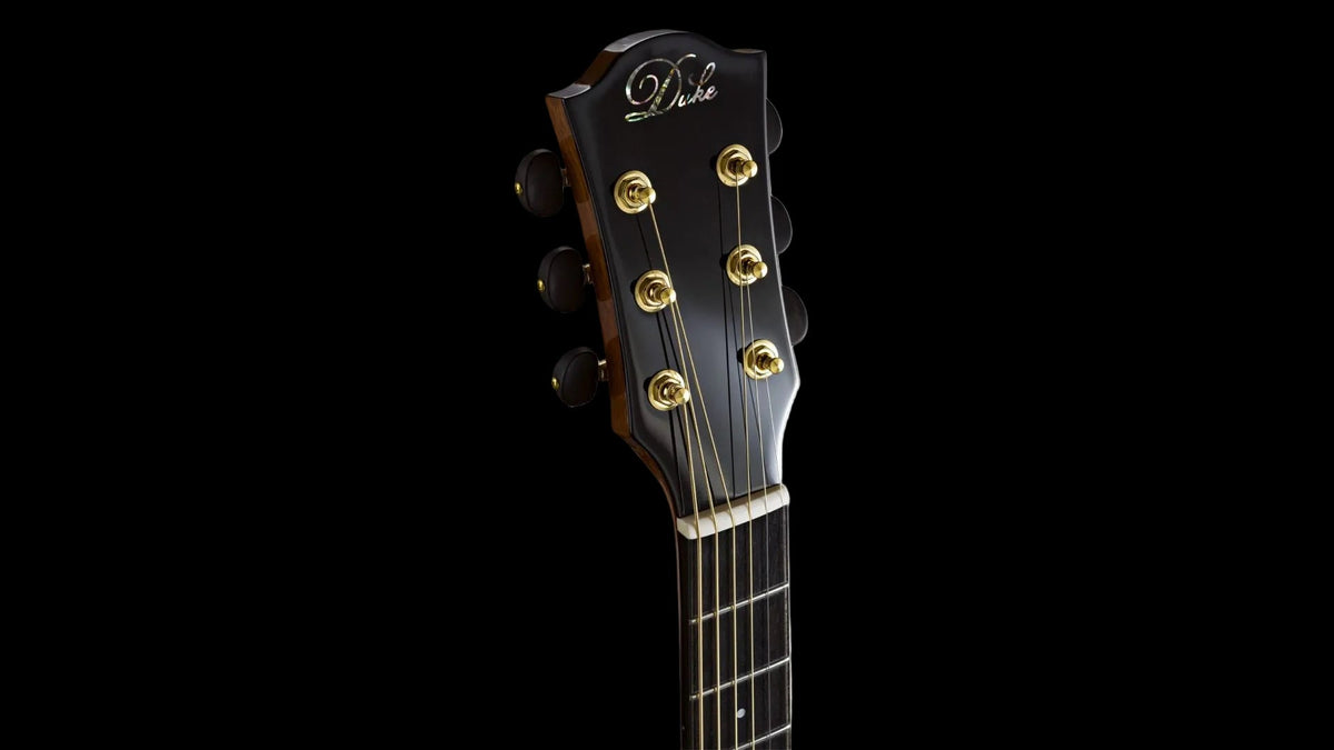 Duke D-MC-Solid Acoustic Guitar (Inc Deluxe Gigbag) - Richards Guitars Of Stratford Upon Avon