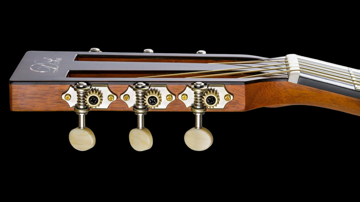 Duke OM-PF-Solid Acoustic Guitar (Inc Deluxe Gigbag) - Richards Guitars Of Stratford Upon Avon