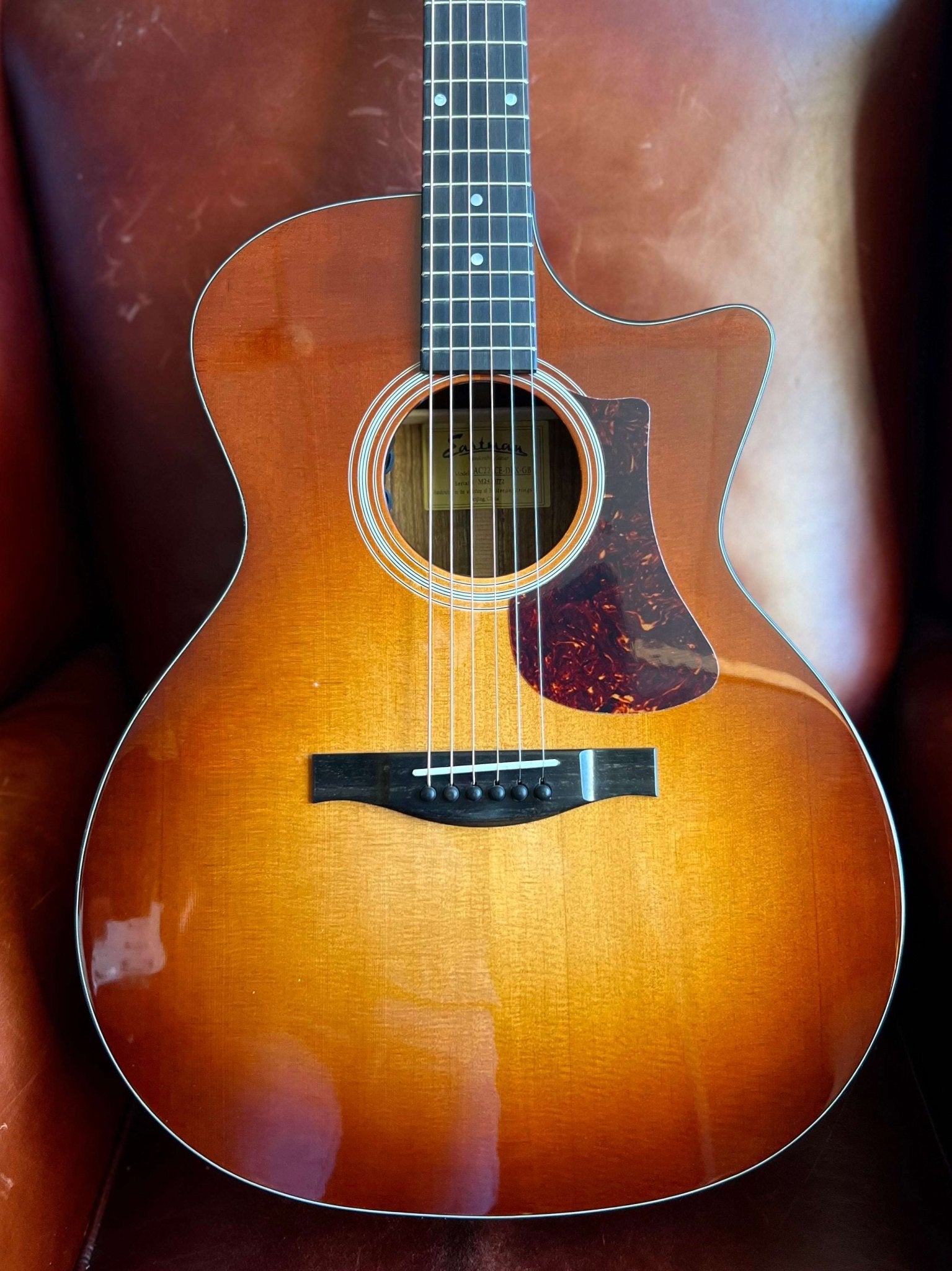 Eastman AC222CE - DLX - GB (Price inc. Custom Pro Setup Package) - Richards Guitars Of Stratford Upon Avon