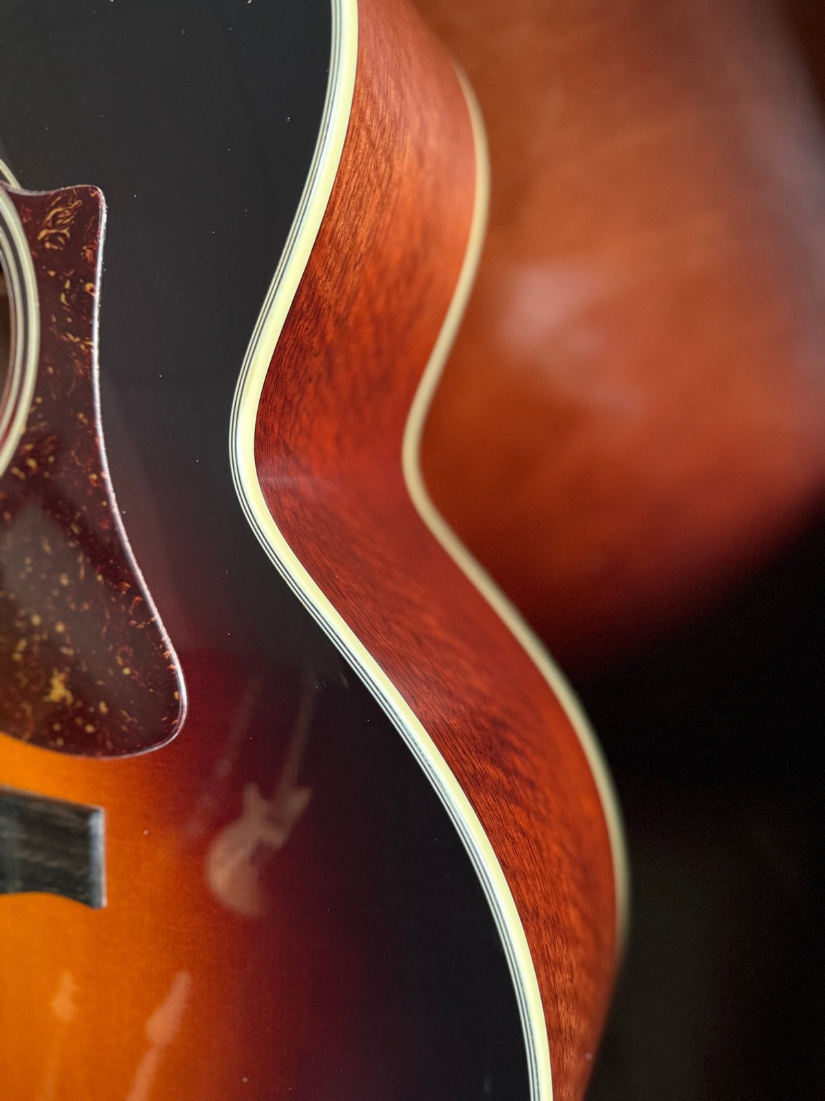 Eastman AC330E-12-SB Jumbo Sunburst Electro Acoustic Guitar - Richards Guitars Of Stratford Upon Avon
