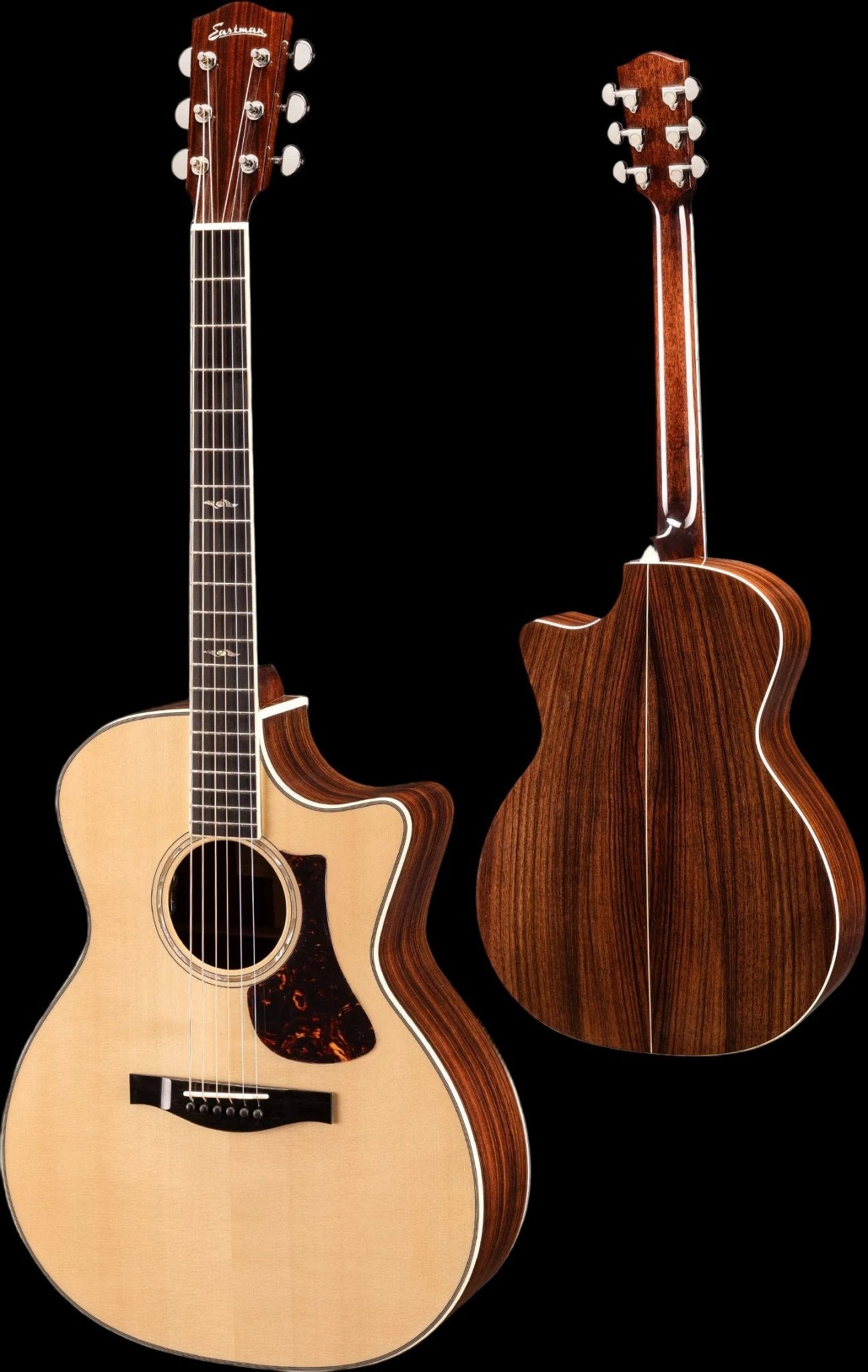 Eastman AC422CE Natural Electro Acoustic Guitar (Price inc. Custom Pro Setup Package) - Richards Guitars Of Stratford Upon Avon