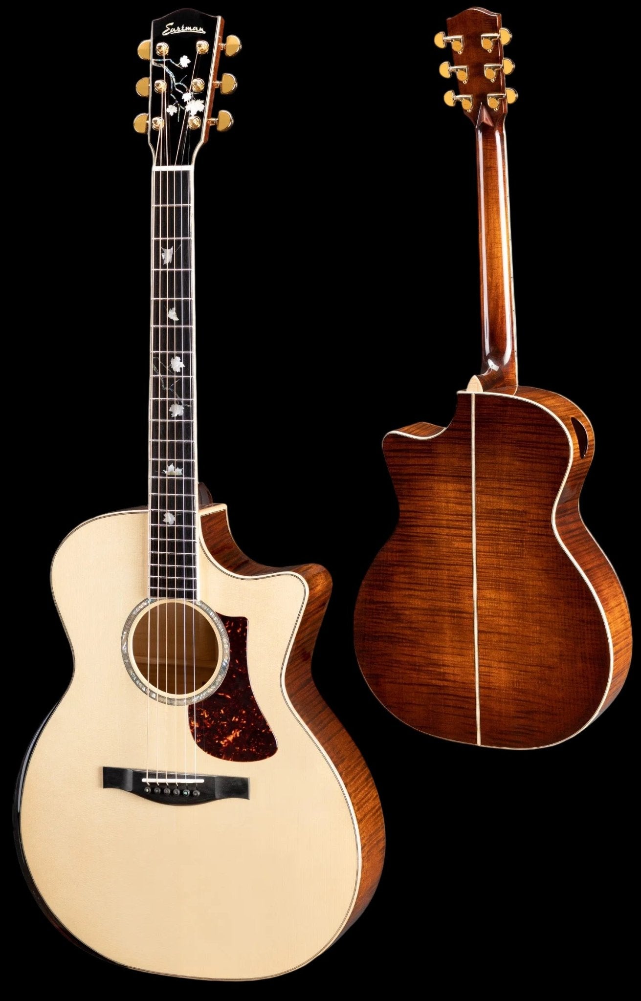 Eastman AC622CE Natural Electro Acoustic Guitar (Price inc. Custom Pro Setup Package) - Richards Guitars Of Stratford Upon Avon