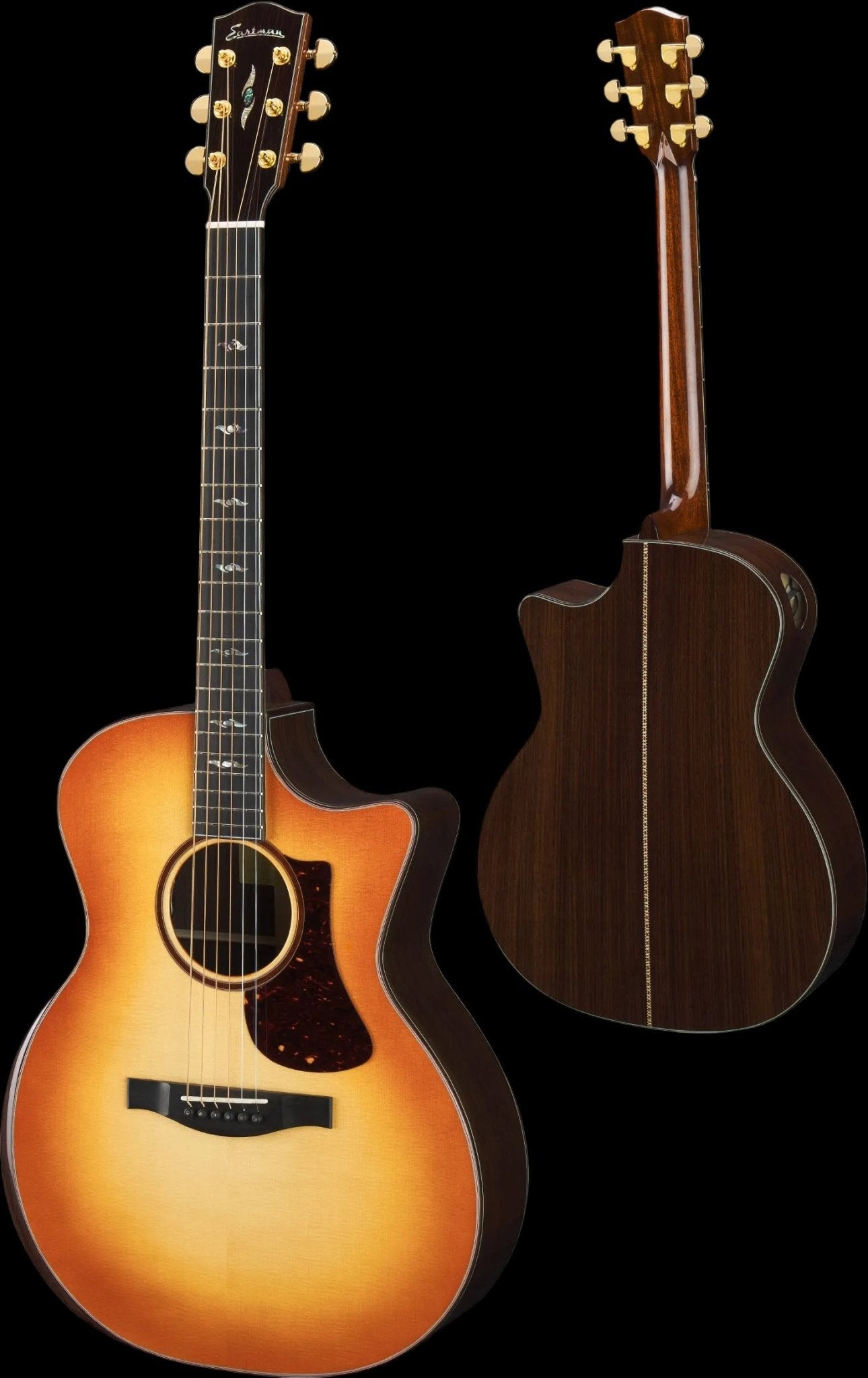 Eastman AC722CE - DF Dakota Fade Electro Acoustic Guitar (Price inc. Custom Pro Setup Package) - Richards Guitars Of Stratford Upon Avon