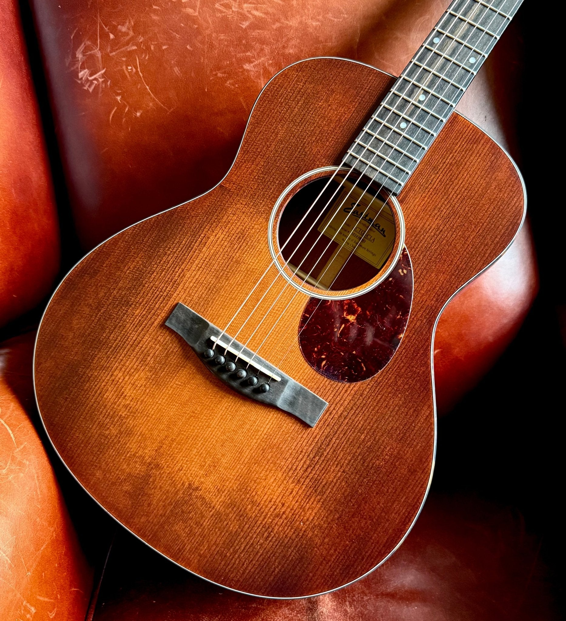 Eastman ACTG - 1 All Solid Acoustic Travel Guitar In Classic Finish - Richards Guitars Of Stratford Upon Avon