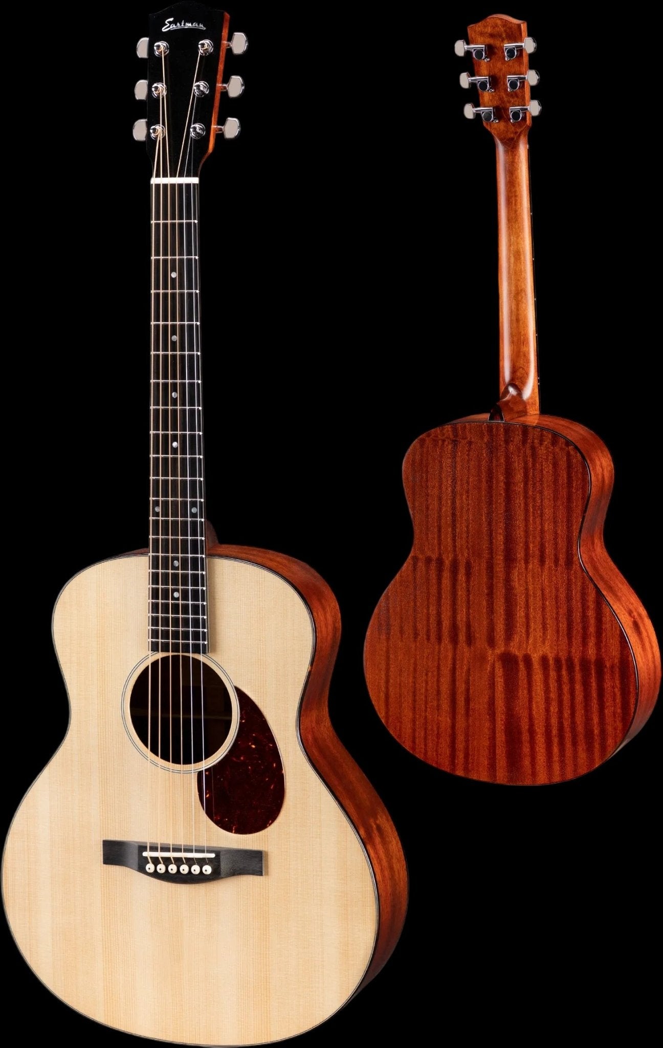 Eastman ACTG-1 Natural Acoustic Travel Guitar (Price inc. Custom Pro Setup Package) - Richards Guitars Of Stratford Upon Avon