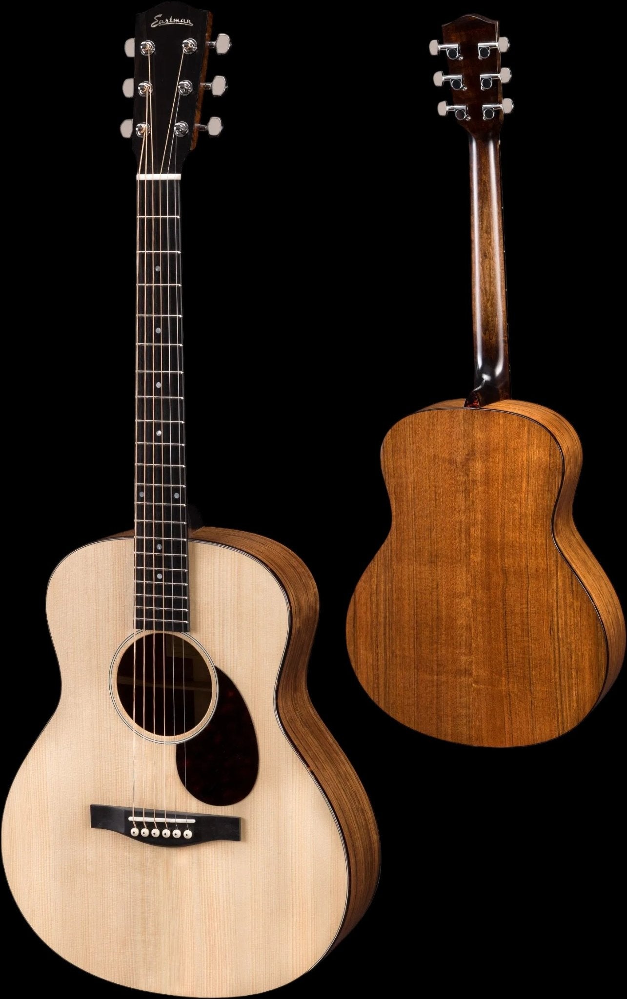 Eastman ACTG2E Natural Electro Acoustic Travel Guitar (Price inc. Custom Pro Setup Package) - Richards Guitars Of Stratford Upon Avon