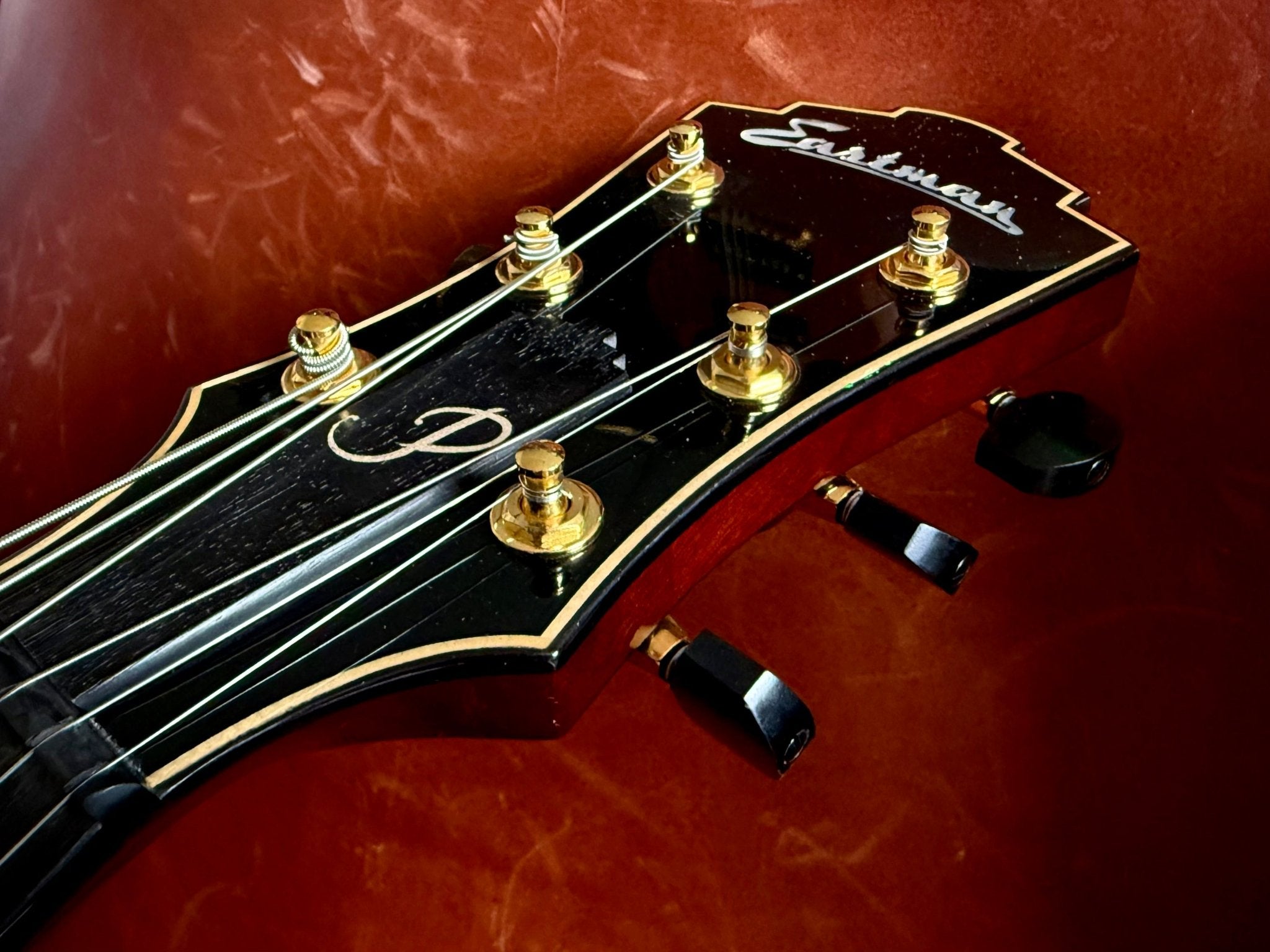 Eastman AR480ce John Pisano 30th Anniversary Archtop Electric Guitar. Personally Hand Picked & Best Example In UK (Custom Pro Exclusive) - Richards Guitars Of Stratford Upon Avon