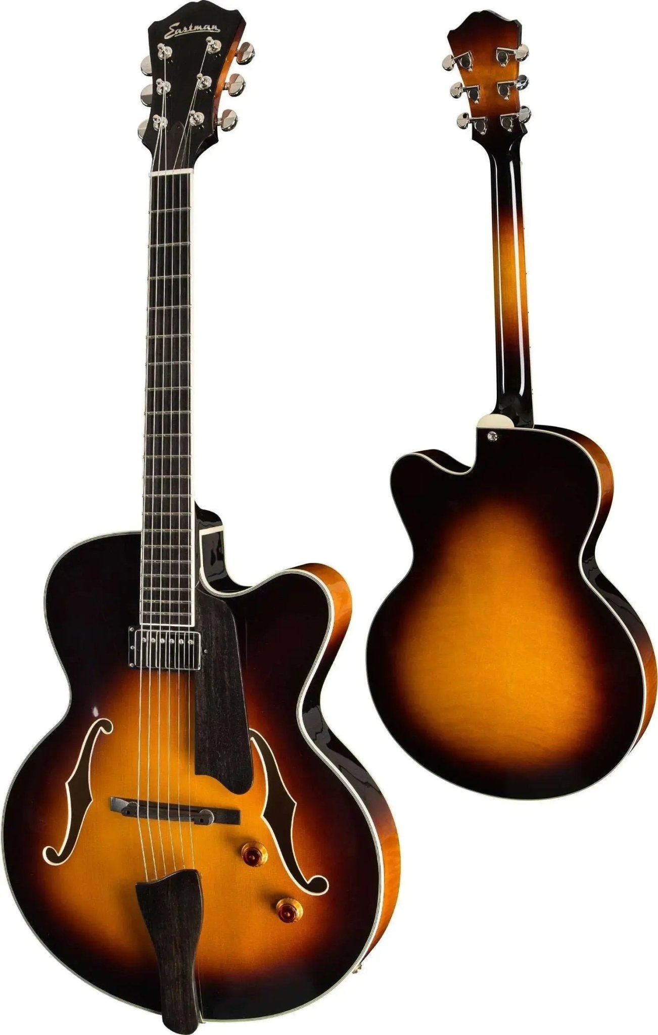 Eastman AR503CE SB (Custom Pro Exclusive) Solid Spruce Arched Top Guitar - Richards Guitars Of Stratford Upon Avon