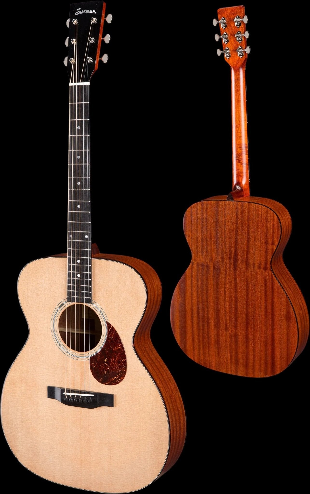Eastman E1OML Left Handed Natural Acoustic Guitar (Price inc. Custom Pro Setup Package) - Richards Guitars Of Stratford Upon Avon
