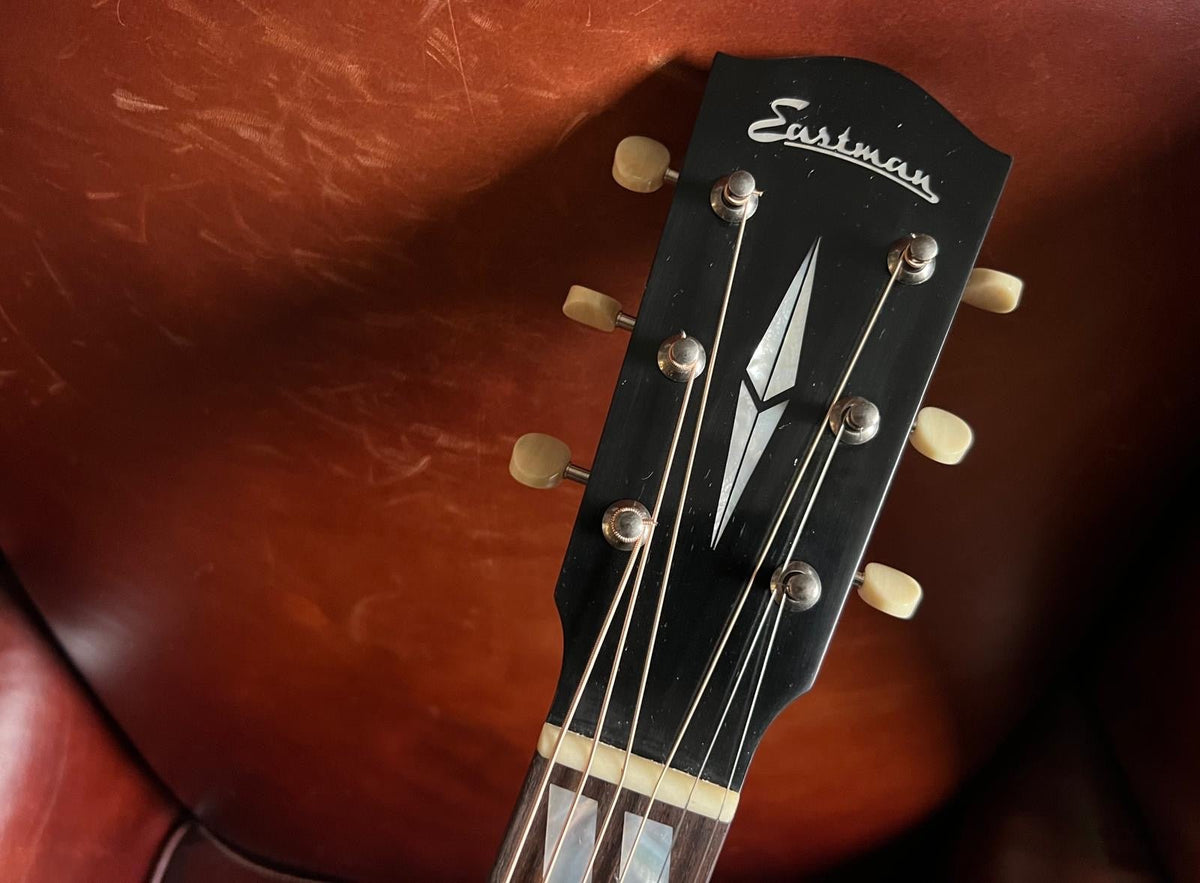 Eastman E25SS/v-SB Antique Sunburst Acoustic Guitar (Price inc. Custom Pro Setup Package) - Richards Guitars Of Stratford Upon Avon