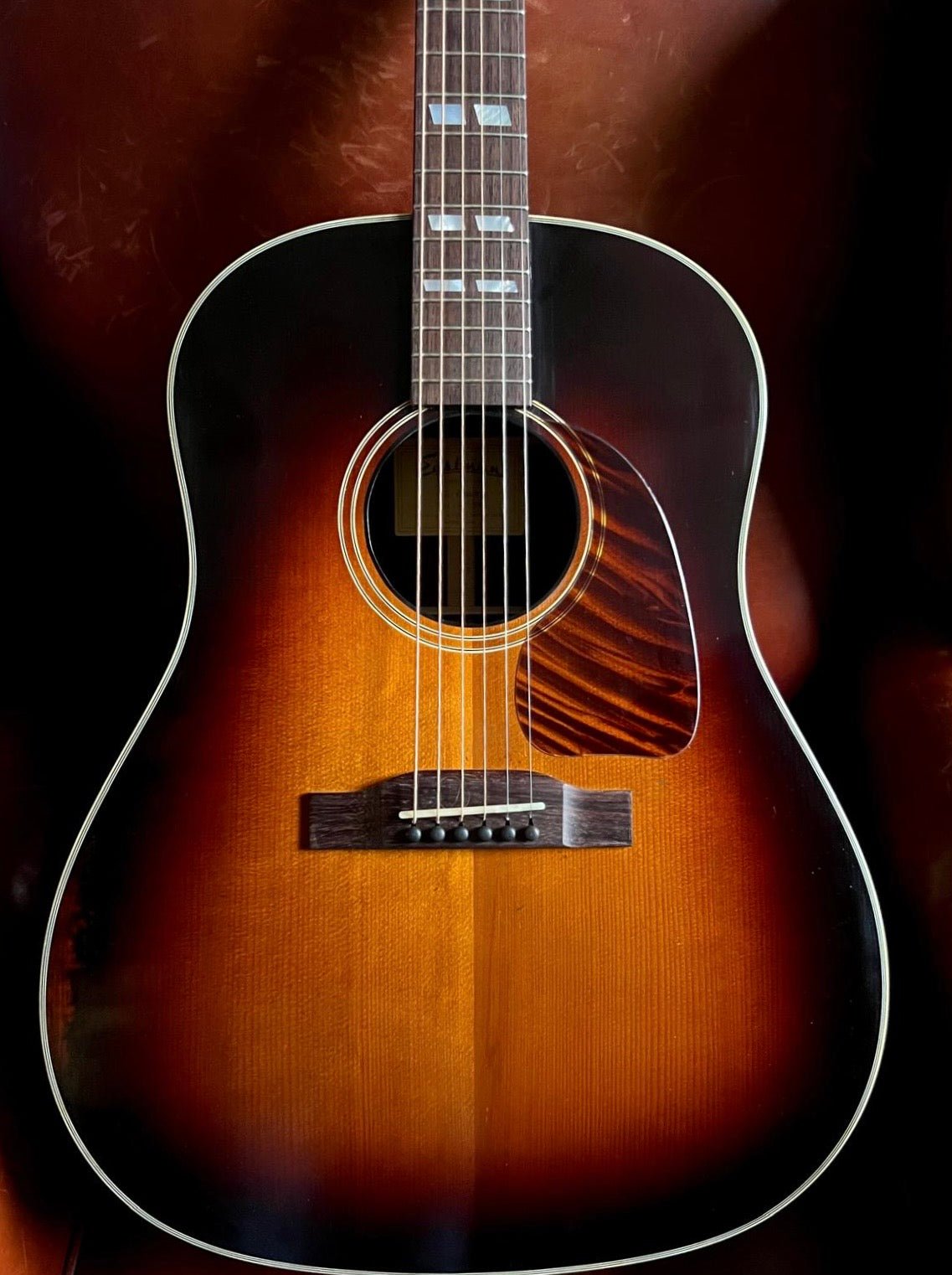 Eastman E25SS/v-SB Antique Sunburst Acoustic Guitar (Price inc. Custom Pro Setup Package) - Richards Guitars Of Stratford Upon Avon