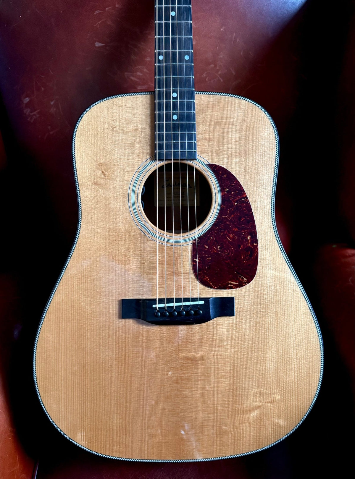 Eastman E3D-DLX Natural Electro Acoustic Guitar (Price inc. Custom Pro Setup Package) - Richards Guitars Of Stratford Upon Avon