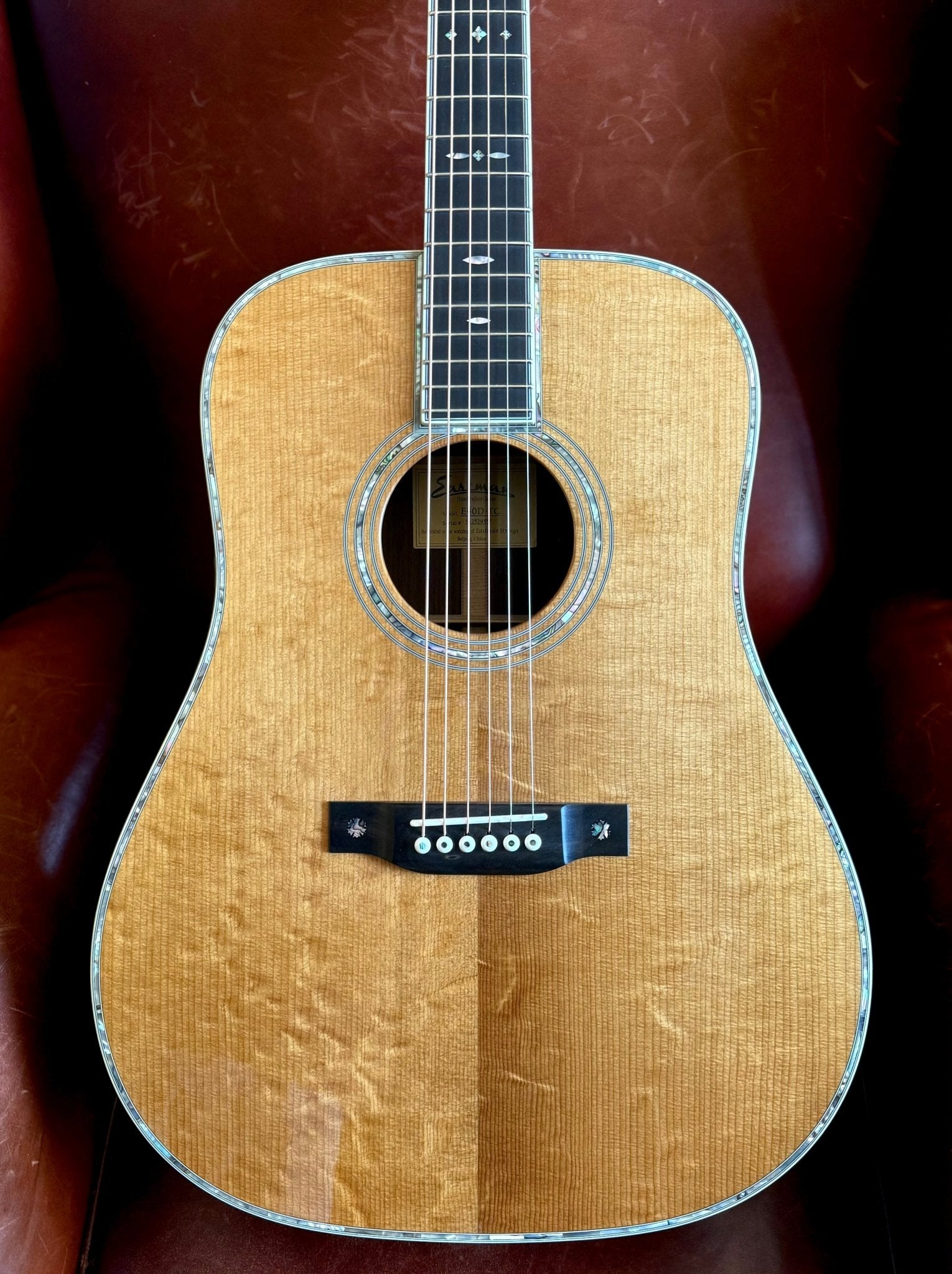 Eastman E40 D-TC Dreadnought With Torrefied Spruce Top (Price inc. Custom Pro Setup Package) - Richards Guitars Of Stratford Upon Avon