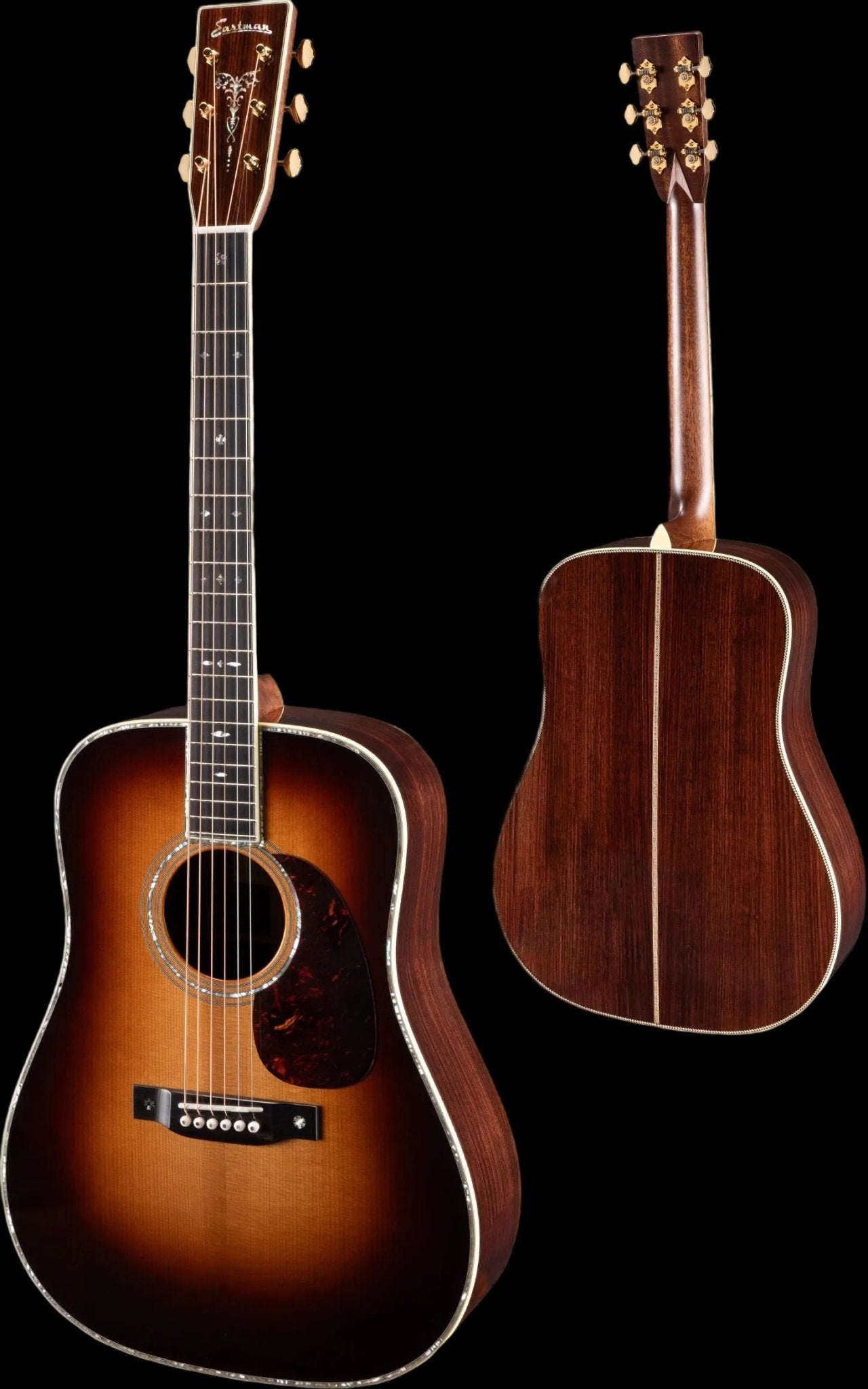 Eastman E40D - TC - SB Sunburst Acoustic Guitar (Price inc. Custom Pro Setup Package) - Richards Guitars Of Stratford Upon Avon