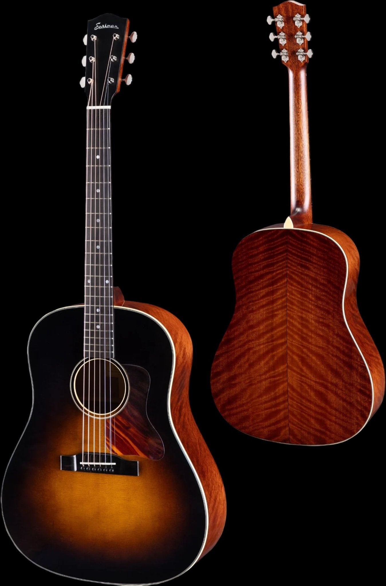 Eastman E6SS-TC-SB Sunburst Acoustic Guitar (Price inc. Custom Pro Setup Package) - Richards Guitars Of Stratford Upon Avon