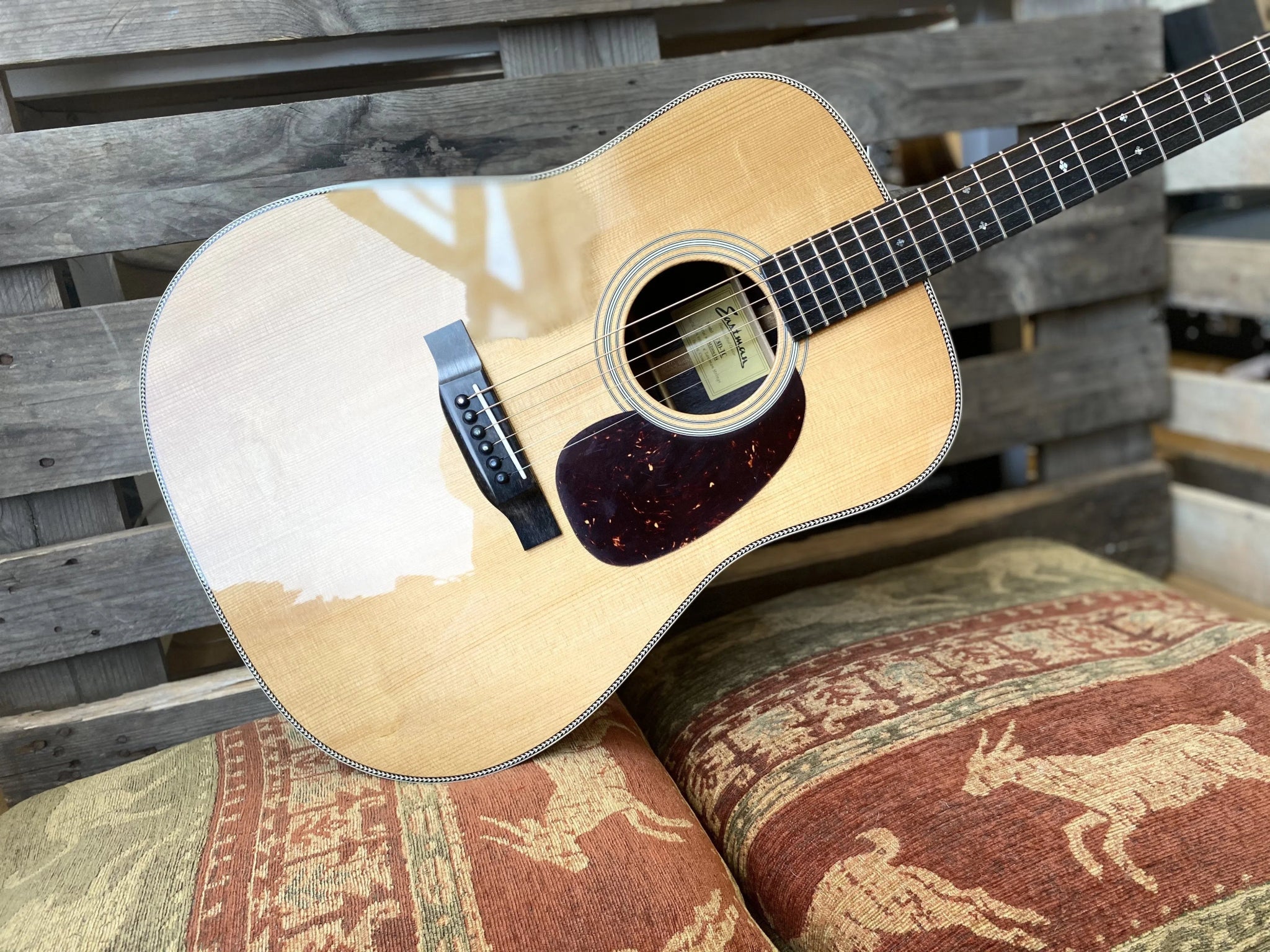 Eastman E8DL - TC Left Handed Acoustic Guitar (Price inc. Custom Pro Setup Package) - Richards Guitars Of Stratford Upon Avon