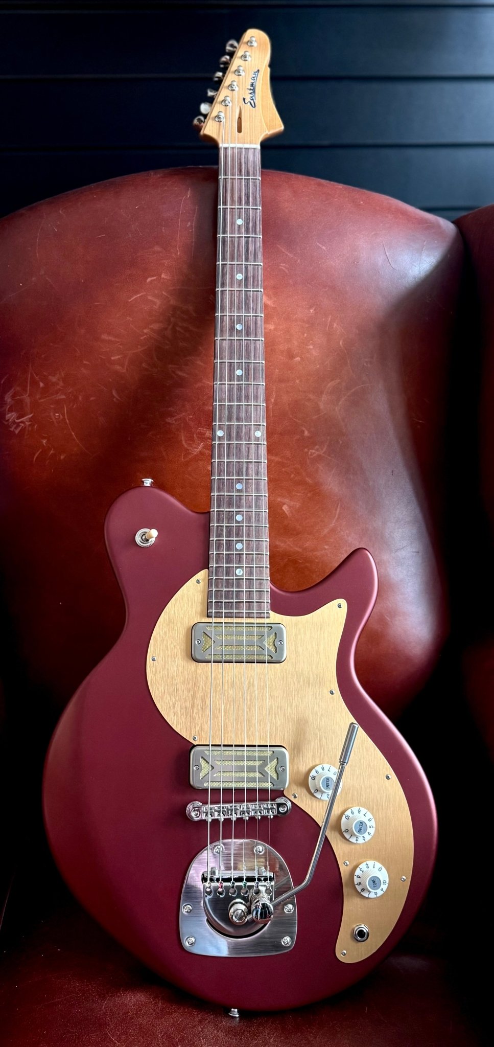 Eastman Fullertone Offset '62 Dakota Red (Price inc. Custom Pro Setup Package) - Richards Guitars Of Stratford Upon Avon