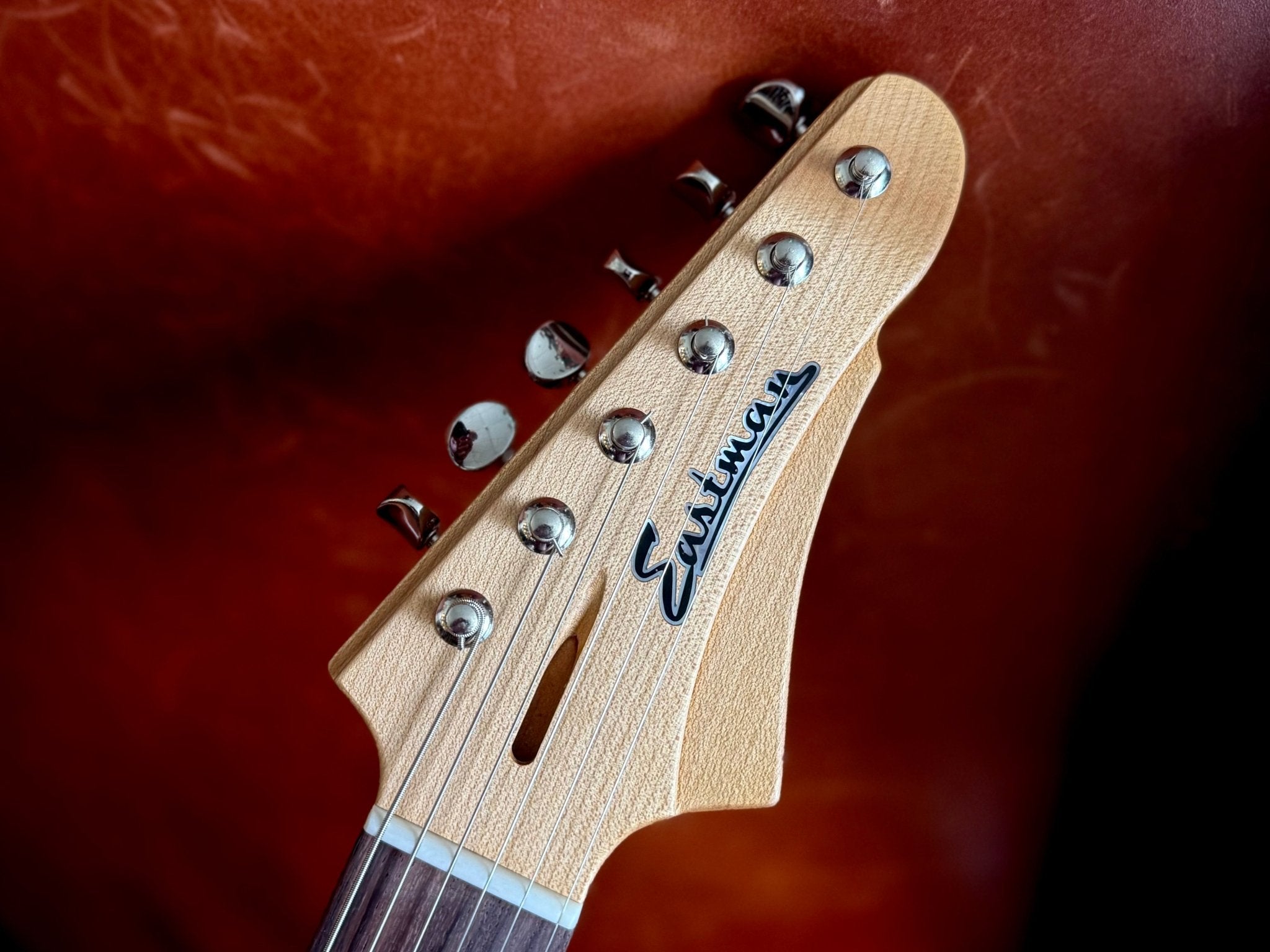 Eastman Fullertone Offset '62 Dakota Red (Price inc. Custom Pro Setup Package) - Richards Guitars Of Stratford Upon Avon
