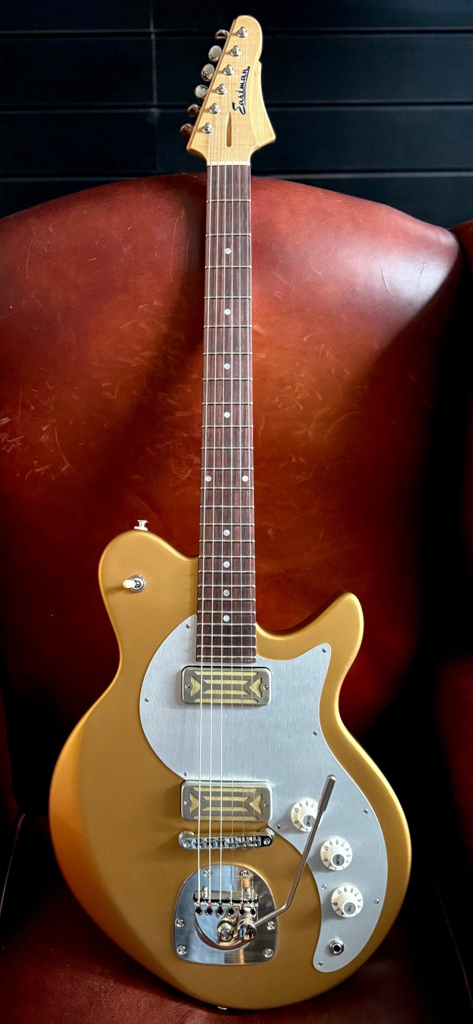 Eastman Fullertone Offset '62 Gold (Price inc. Custom Pro Setup Package) - Richards Guitars Of Stratford Upon Avon