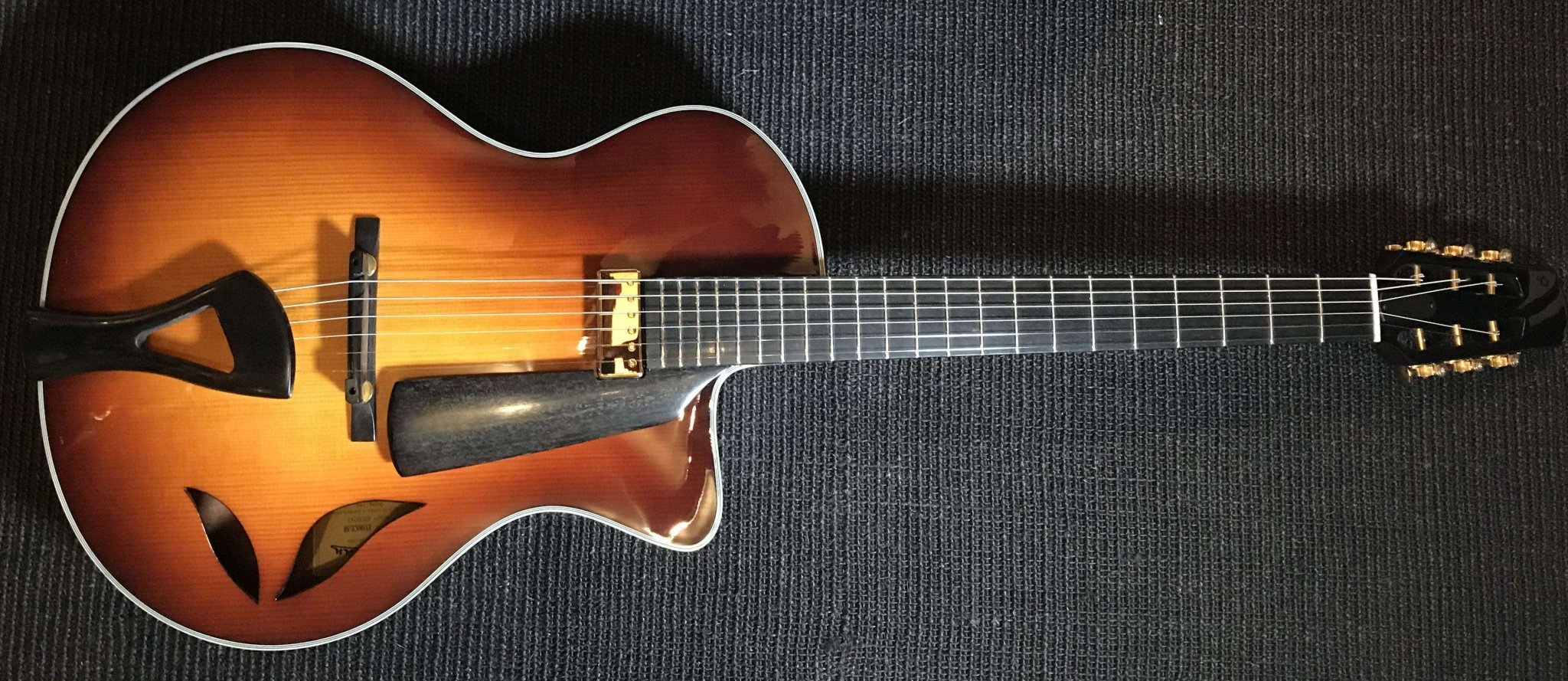 Eastman FV680CE - SB FRANK VIGNOLA MODEL (Price inc. Custom Pro Setup Package) - Richards Guitars Of Stratford Upon Avon