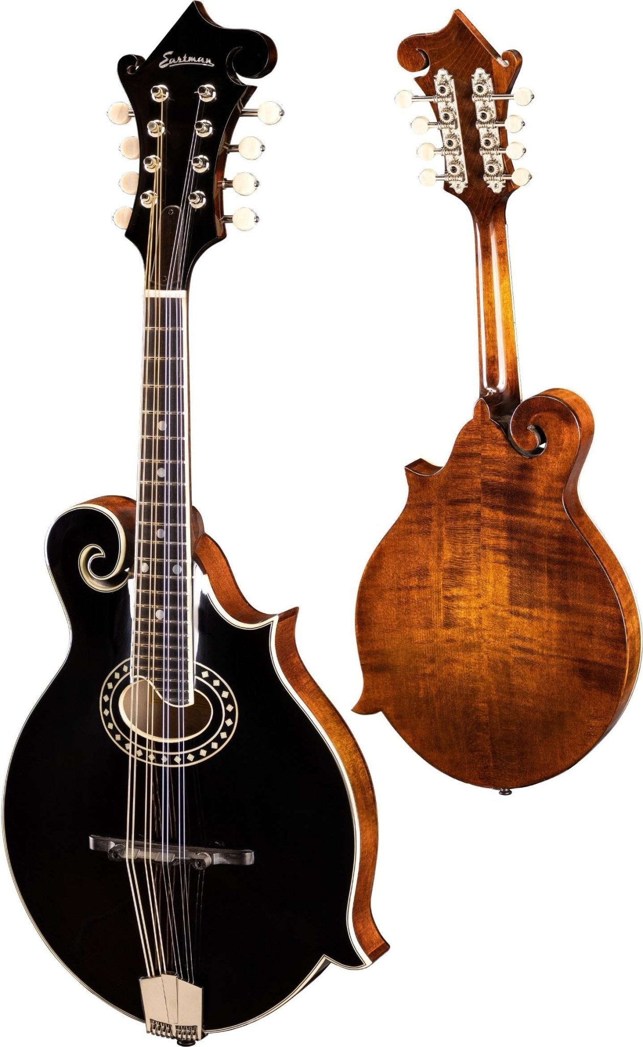 Eastman MD514 - BK - LTD F - style Mandolin (Price inc. Custom Pro Setup Package) - Richards Guitars Of Stratford Upon Avon